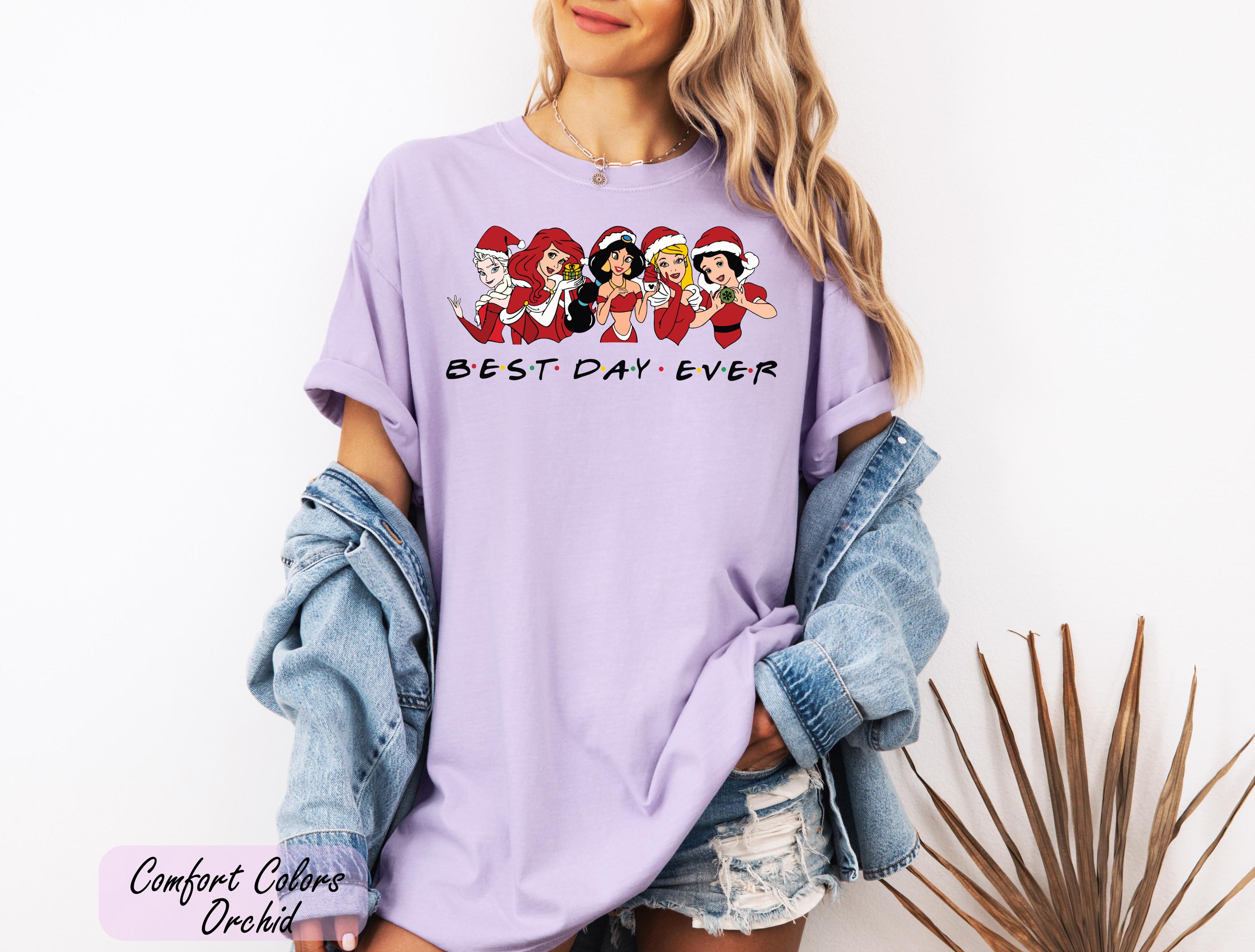 Disney Princess Christmas Shirt, Best Day Ever Princess Shirt, Mickey's Very Merry Christmas Party Shirts,  Elsa Jasmine Disney Girl Trip