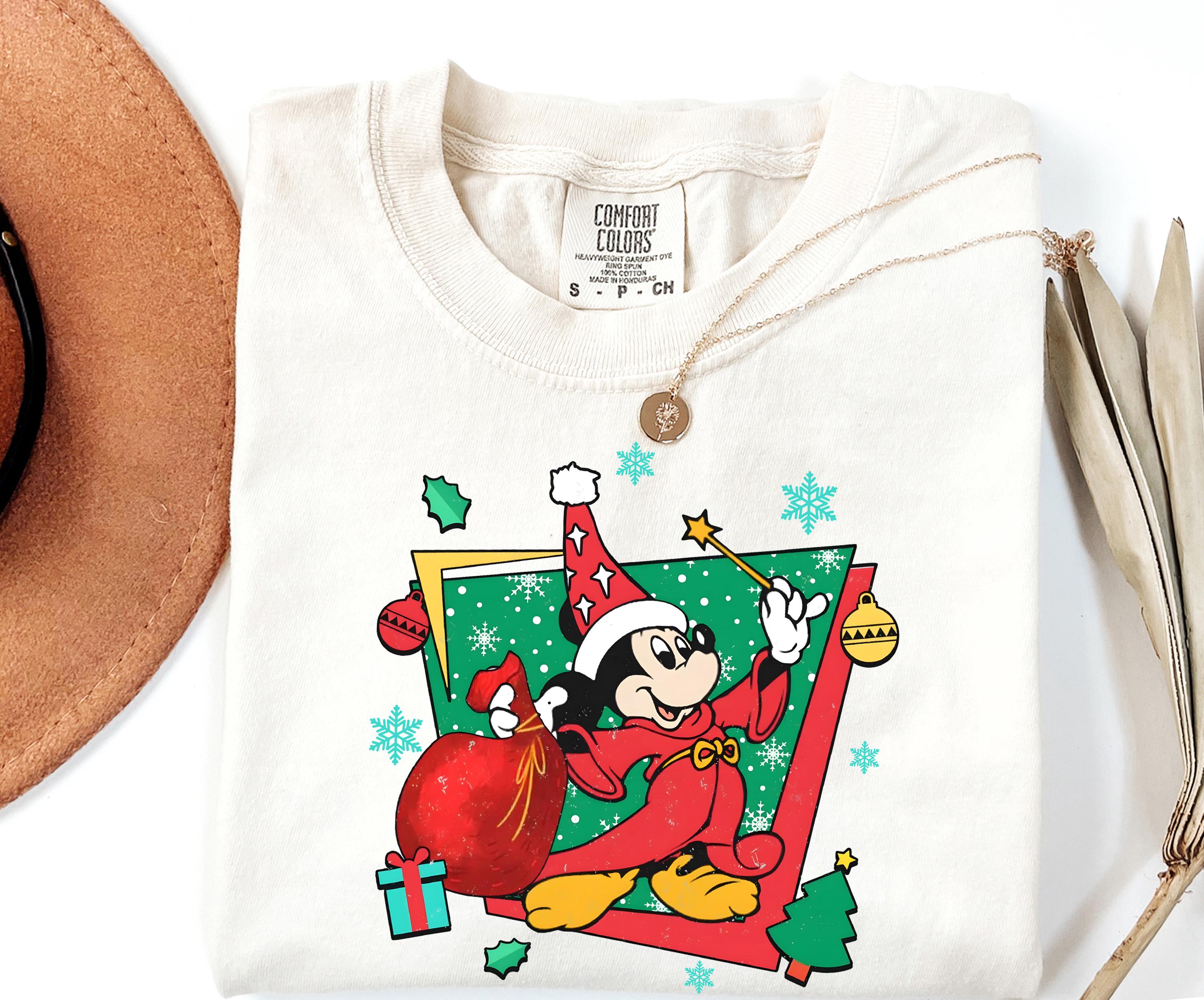 Disney Fantasia Mickey Wizard Shirt, Vintage Mickey Witch Shirts, Disneyland Family Trip Shirt, Magic Kingdom Shirt, Mickey Sorcerer Tee