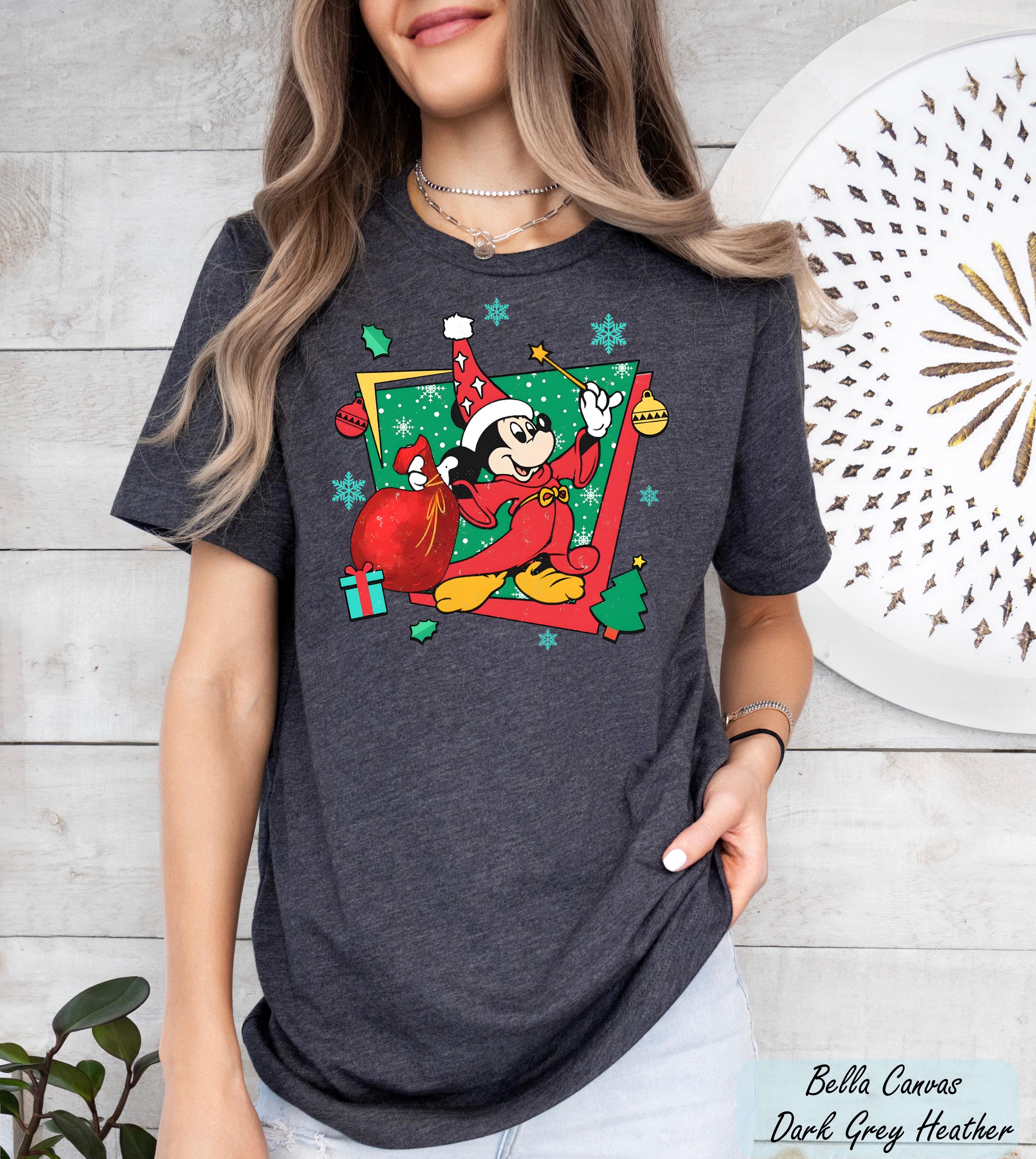 Disney Fantasia Mickey Wizard Shirt, Vintage Mickey Witch Shirts, Disneyland Family Trip Shirt, Magic Kingdom Shirt, Mickey Sorcerer Tee