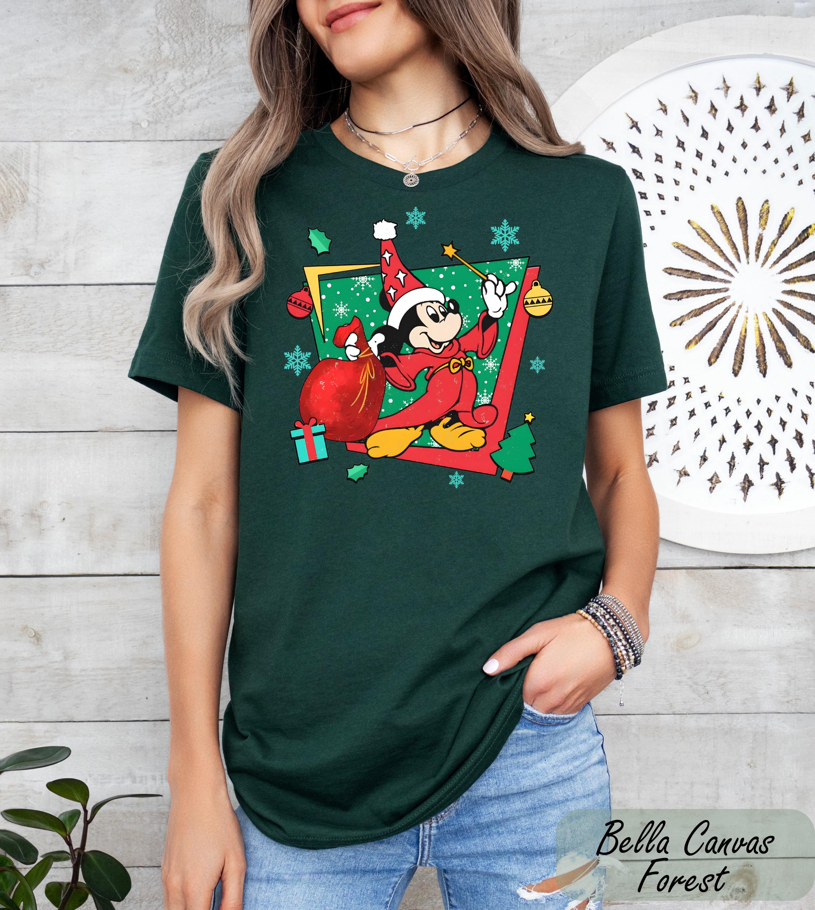 Disney Fantasia Mickey Wizard Shirt, Vintage Mickey Witch Shirts, Disneyland Family Trip Shirt, Magic Kingdom Shirt, Mickey Sorcerer Tee