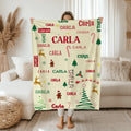 Custom Name Blanket,Custom Gift for Birthday, Christmas Gift,Custom Baby Blanket,Gift for Girls,Baby Shower,Christmas Gift,Kids Name Blanket