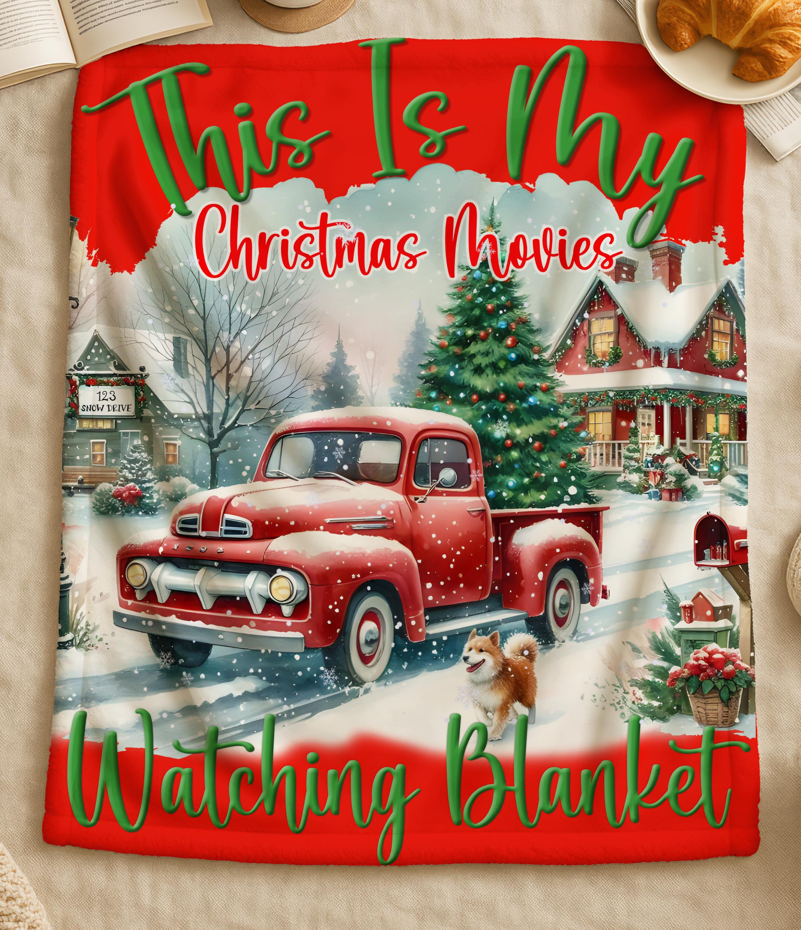 This is My Christmas Movies Watching Blanket,Christmas Blanket Gift, Family Christmas Blanket,Christmas Movie Blanket, Christmas Gift