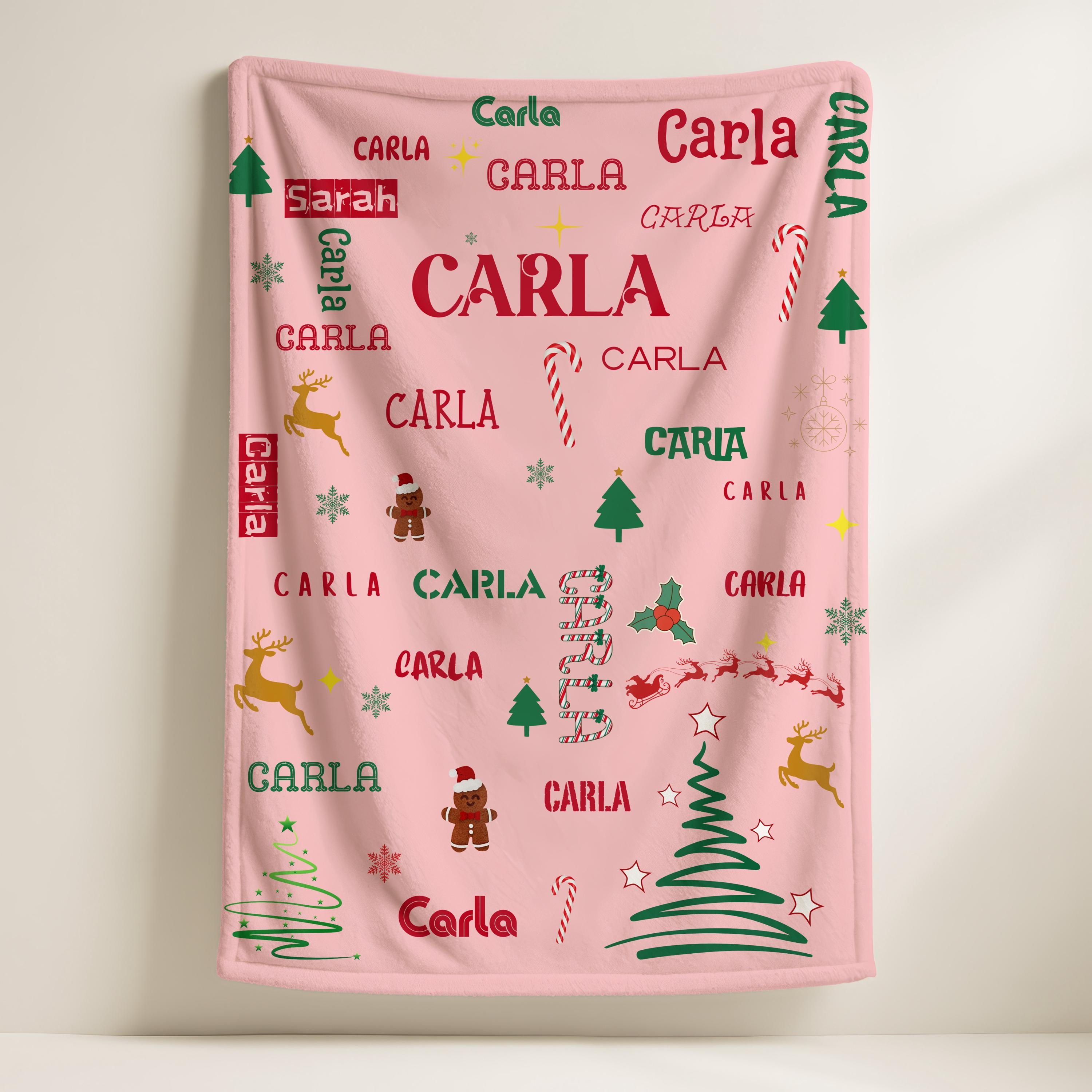 Custom Name Blanket,Custom Gift for Birthday, Christmas Gift,Custom Baby Blanket,Gift for Girls,Baby Shower,Christmas Gift,Kids Name Blanket