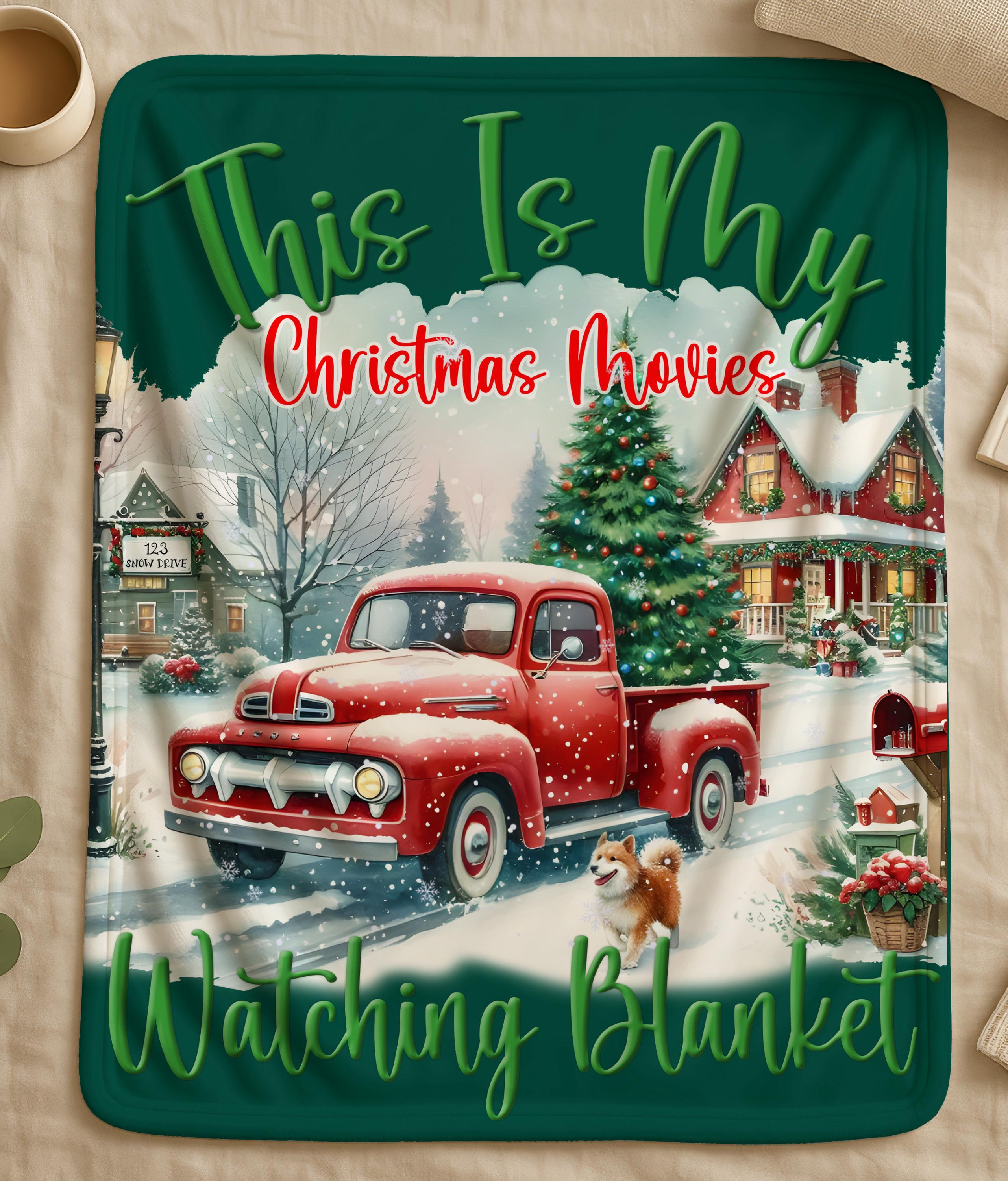 This is My Christmas Movies Watching Blanket,Christmas Blanket Gift, Family Christmas Blanket,Christmas Movie Blanket, Christmas Gift