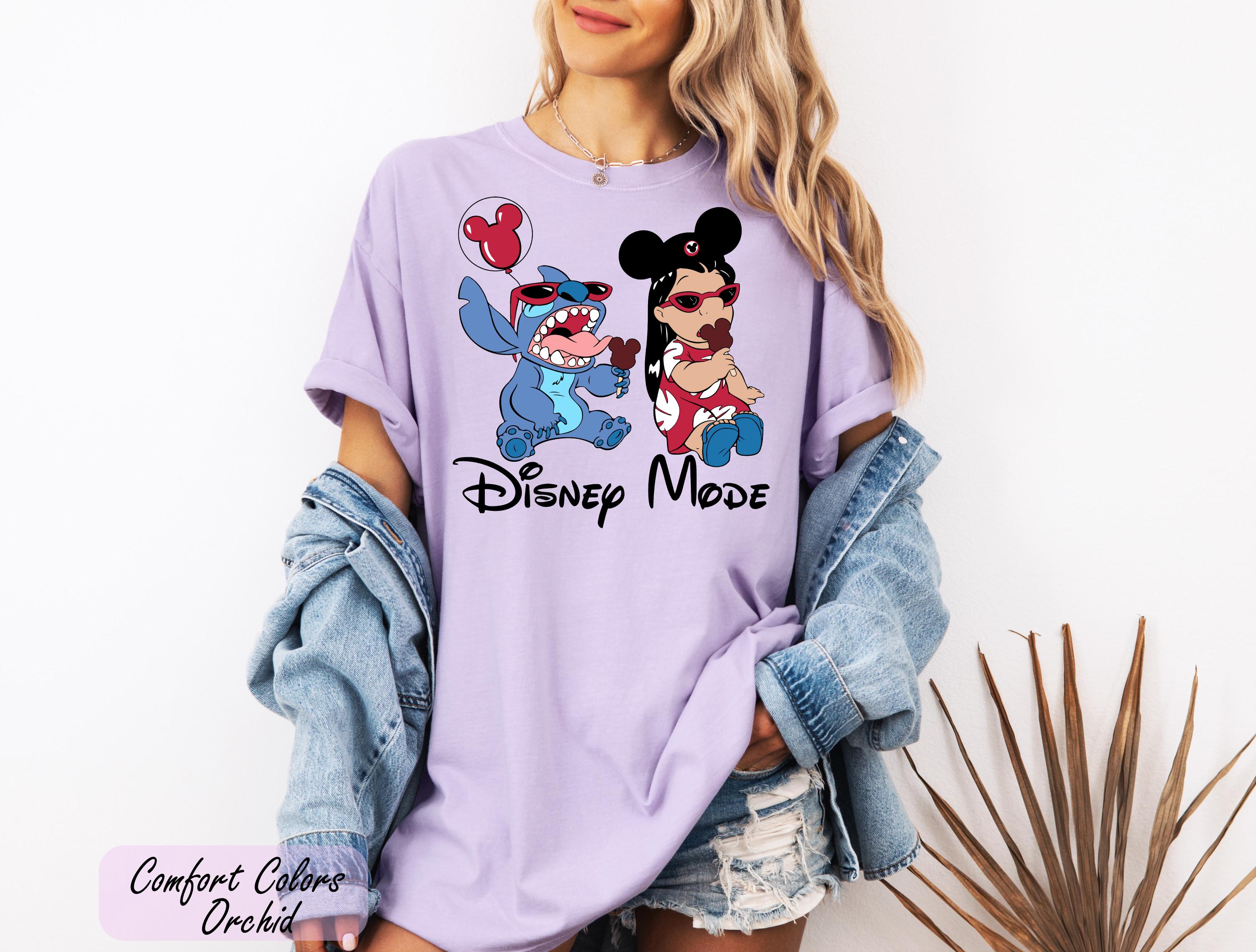 Disney Stitch Disney Mode Shirt, Disney Stitch Shirt, Lilo and Stitch Shirt, Lilo and Stitch Epcot Shirt, Girly Women Disney Trip Shirts