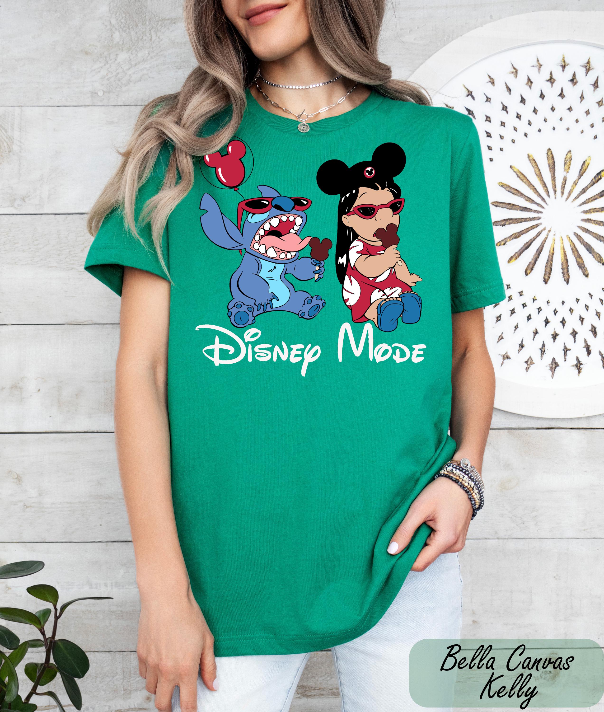Disney Stitch Disney Mode Shirt, Disney Stitch Shirt, Lilo and Stitch Shirt, Lilo and Stitch Epcot Shirt, Girly Women Disney Trip Shirts