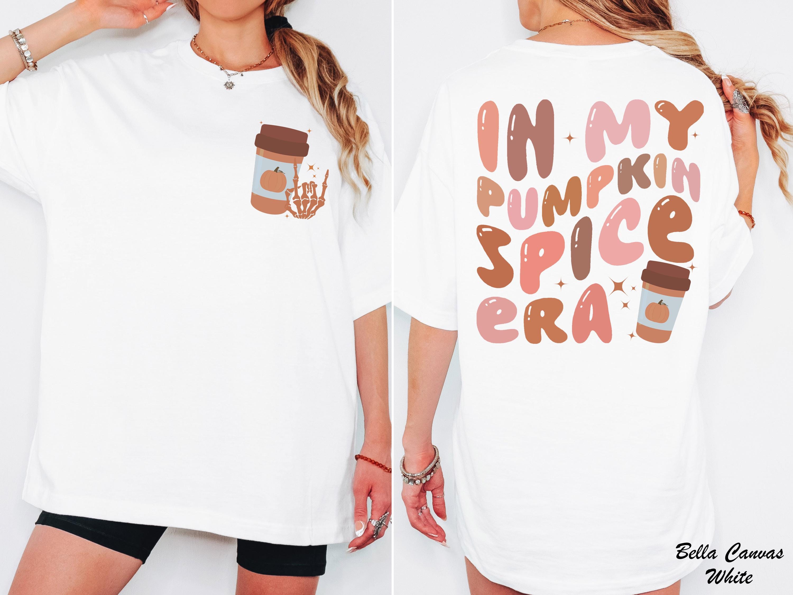 In my Pumpkin Spice Era Shirt,Autumn Coffee Lover Shirt,Trendy Fall Graphic Tee,Pumpkin Season Shirt,Pumpkin Season Shirt,Trendy Halloween