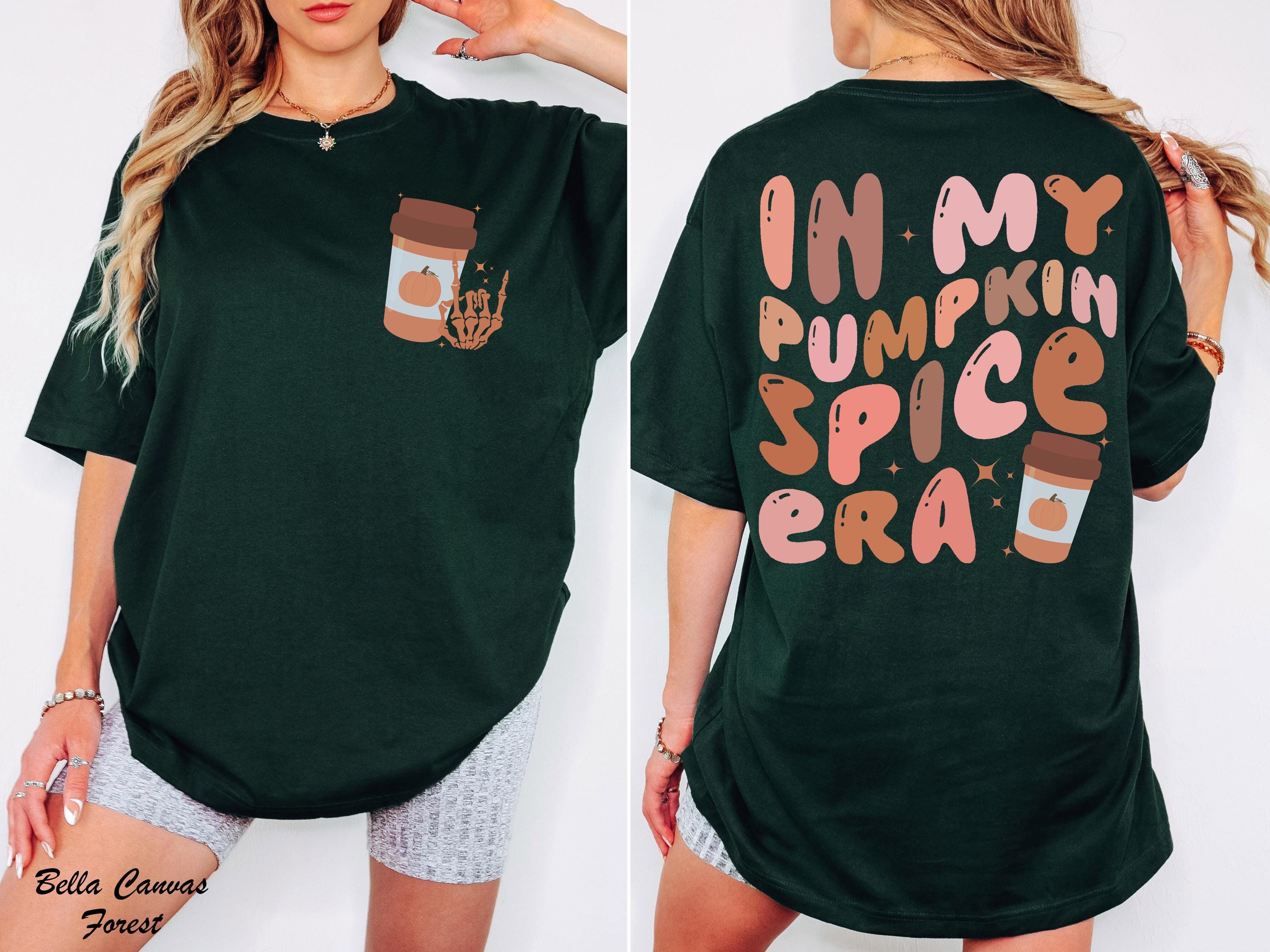 In my Pumpkin Spice Era Shirt,Autumn Coffee Lover Shirt,Trendy Fall Graphic Tee,Pumpkin Season Shirt,Pumpkin Season Shirt,Trendy Halloween