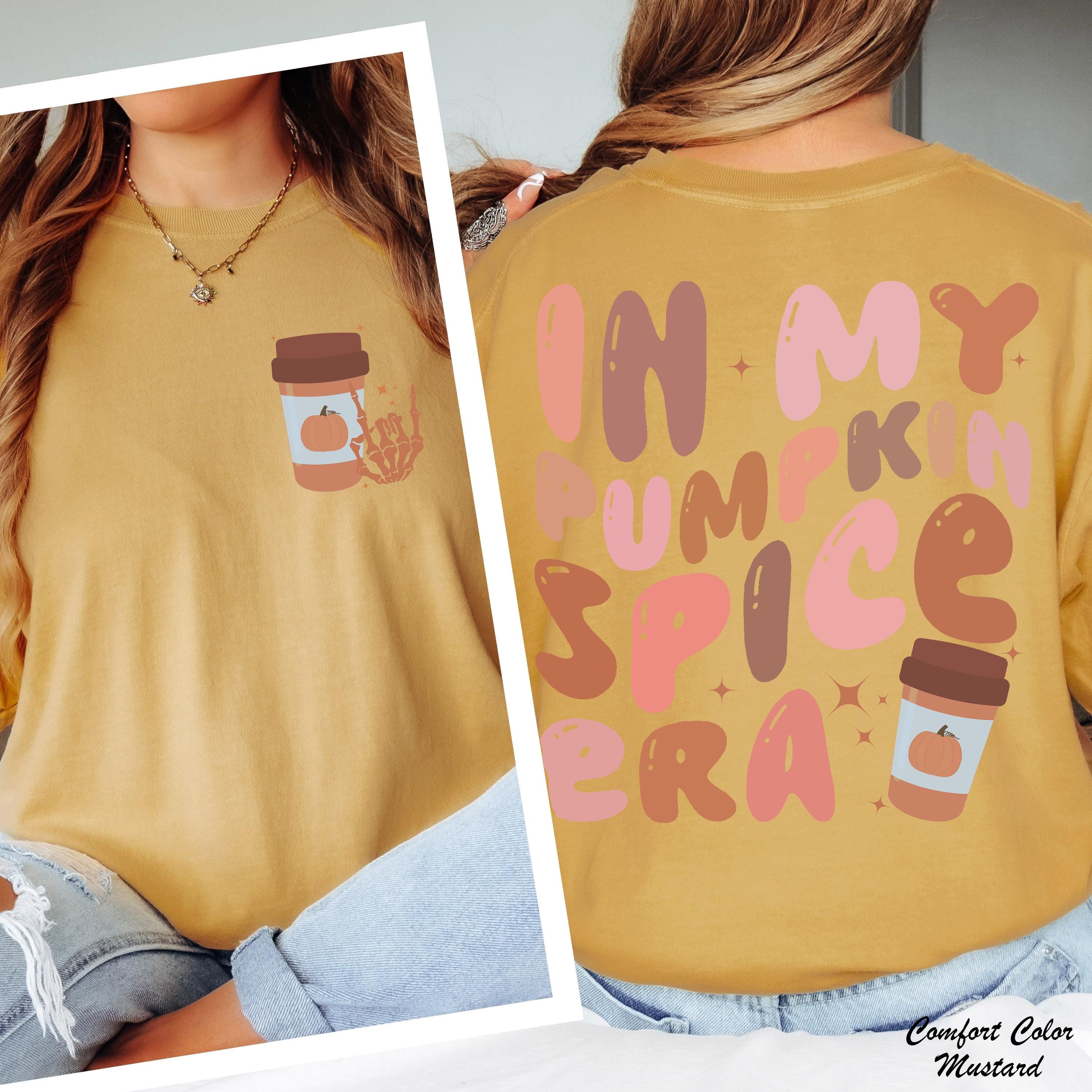 In my Pumpkin Spice Era Shirt,Autumn Coffee Lover Shirt,Trendy Fall Graphic Tee,Pumpkin Season Shirt,Pumpkin Season Shirt,Trendy Halloween