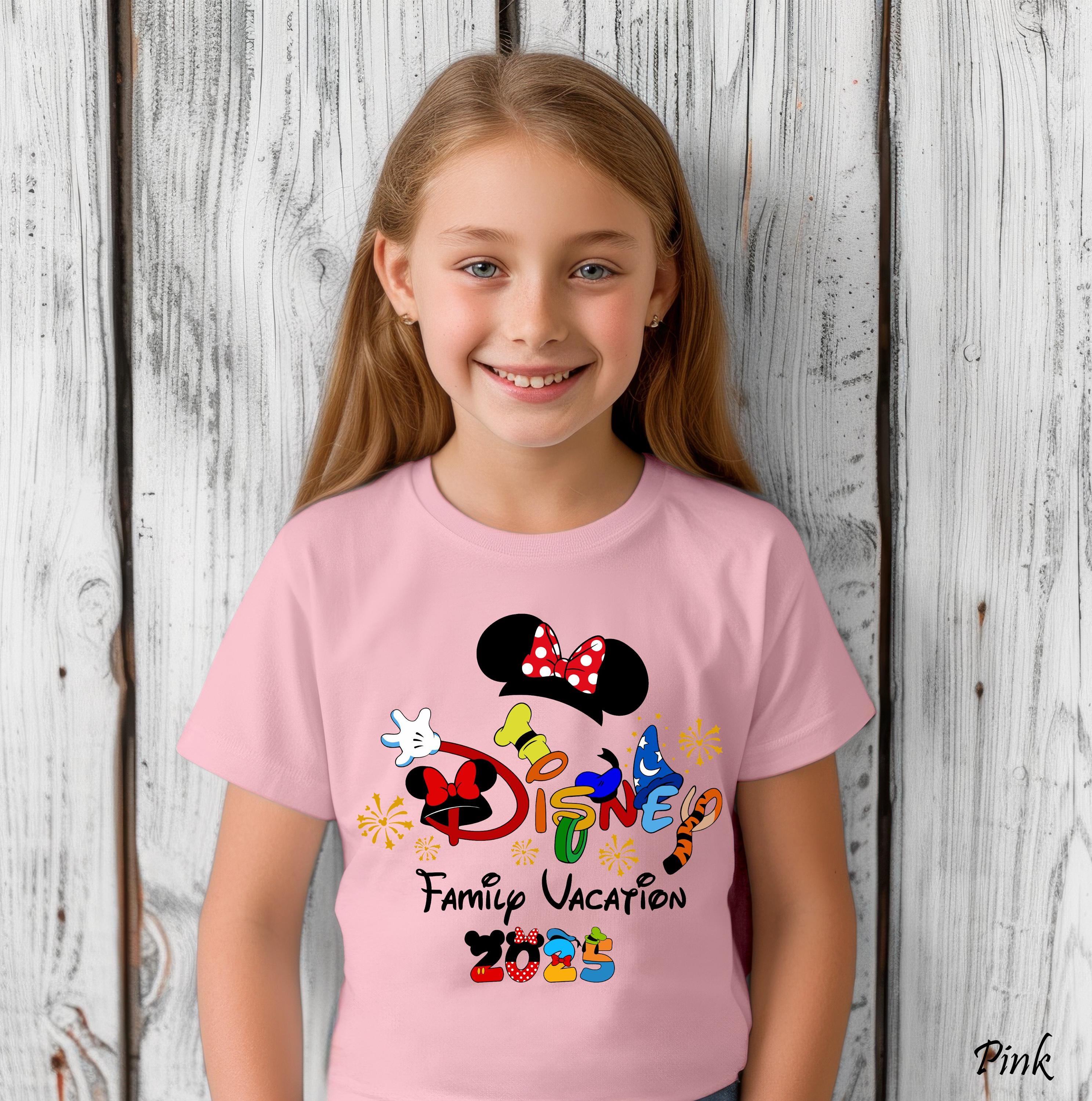 Disney Family Vacation 2025 T-Shirt, Disney Cruise Group Shirt, Disney Cruise 2025 Shirt, Disney Family Matching Shirt, Disney Kids Tee