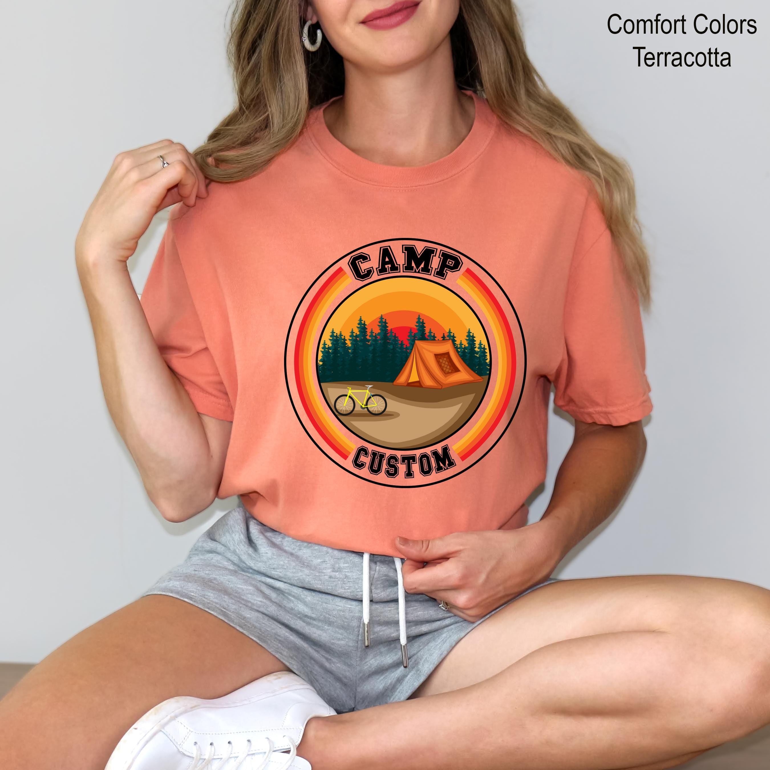 Custom Camp Shirt, Family Camping Trip T-Shirt, Personalized Camping Tee, Mountain Adventure Shirt, Outdoor Shirt, Customized Camp Tee
