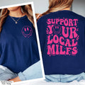Support Your Local Milfs Shirt, Happy Face Local Milfs, Mom Shirt,Funny Graphic Shirt,Funny Mom Shirt,Adult Humor Shirt,Trendy Humorous Tee