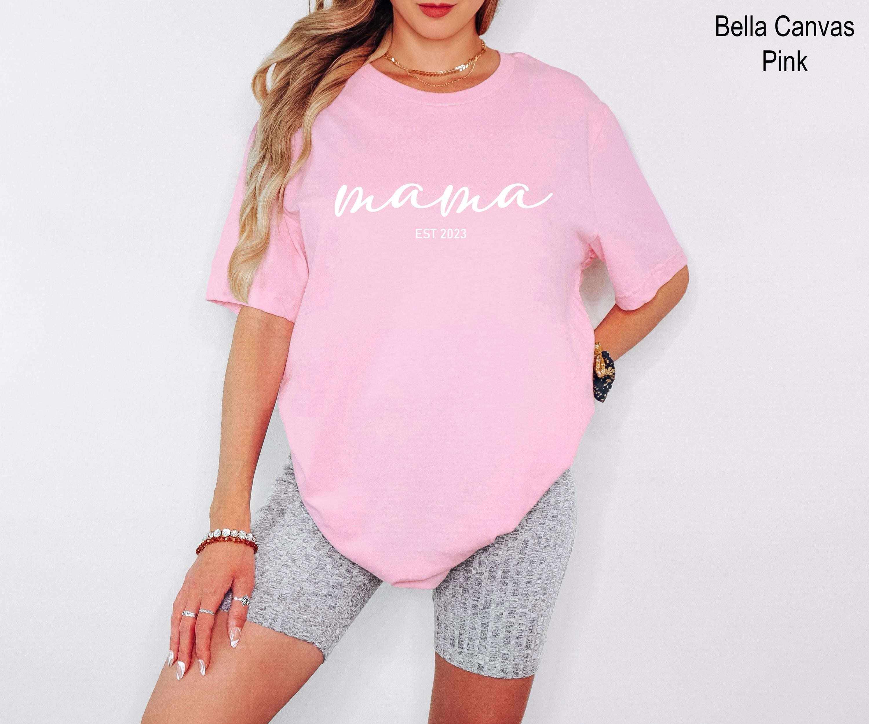 Mama Est Shirt,Custom Mom Est Year Shirt, Custom Mama Shirt, Personalized Mama Est Tee, New Mom Gift, First Mother's Day Shirt, Mom Outfit