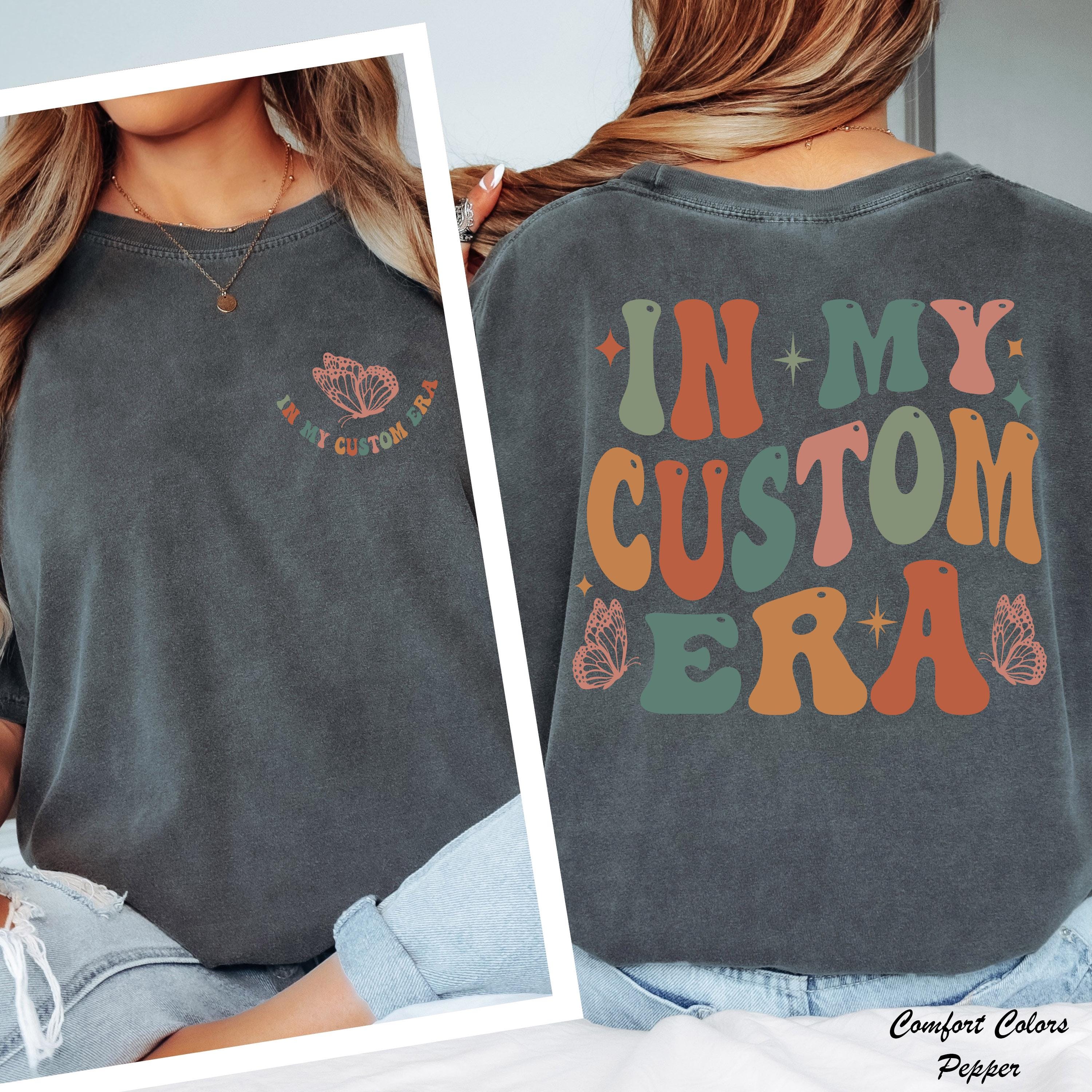 In My Custom Era Shirts, Wavy Custom Era Gift, Custom Text Era Shirt,Funny Birthday Shirt,In My Era Shirt Tee,Personalized Shirt for Women