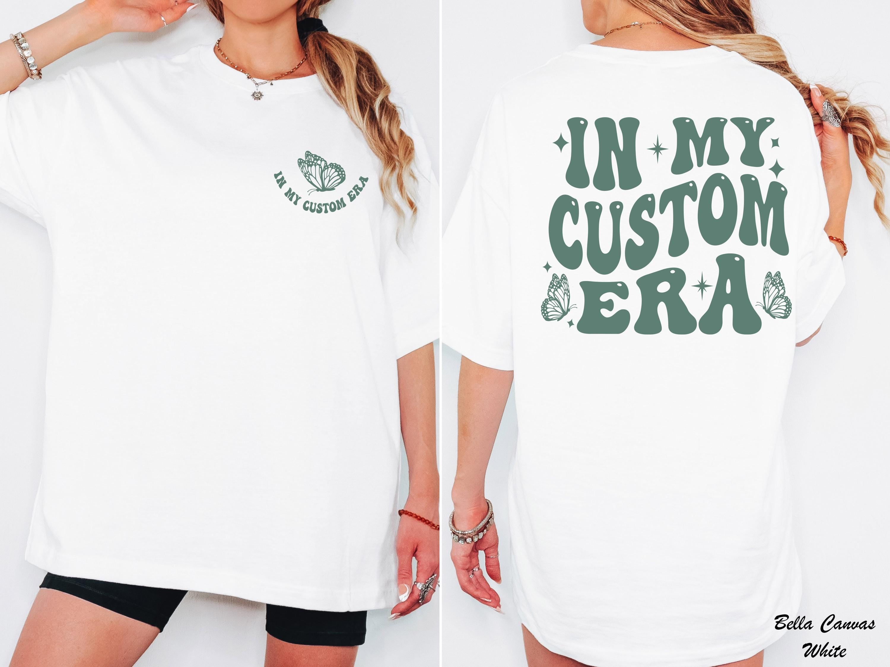 In My Custom Era Shirts, Wavy Custom Era Gift, Custom Text Era Shirt,Funny Birthday Shirt,In My Era Shirt Tee,Personalized Shirt for Women