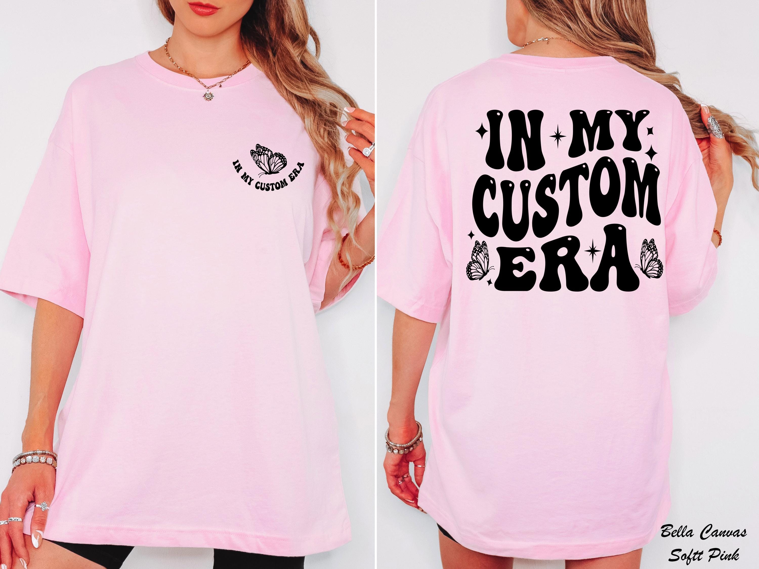 In My Custom Era Shirts, Wavy Custom Era Gift, Custom Text Era Shirt,Funny Birthday Shirt,In My Era Shirt Tee,Personalized Shirt for Women