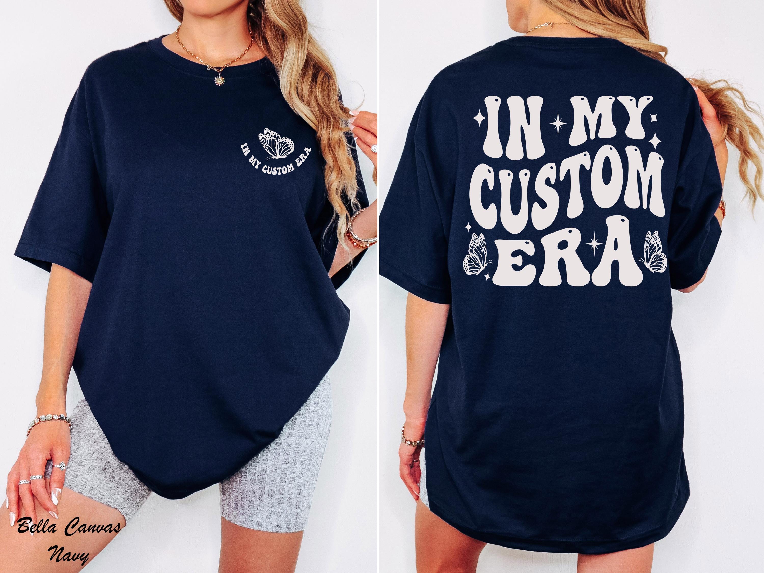 In My Custom Era Shirts, Wavy Custom Era Gift, Custom Text Era Shirt,Funny Birthday Shirt,In My Era Shirt Tee,Personalized Shirt for Women