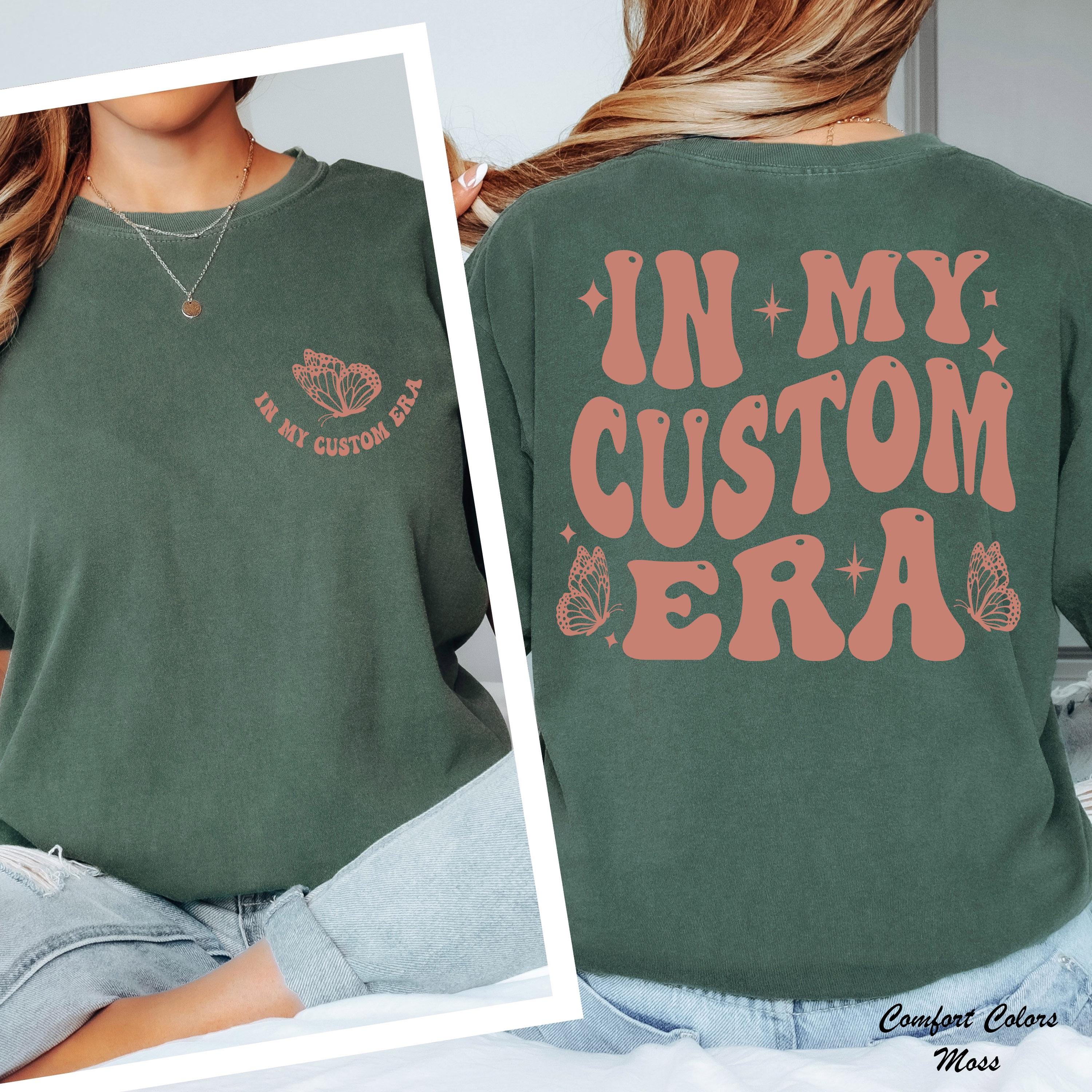 In My Custom Era Shirts, Wavy Custom Era Gift, Custom Text Era Shirt,Funny Birthday Shirt,In My Era Shirt Tee,Personalized Shirt for Women