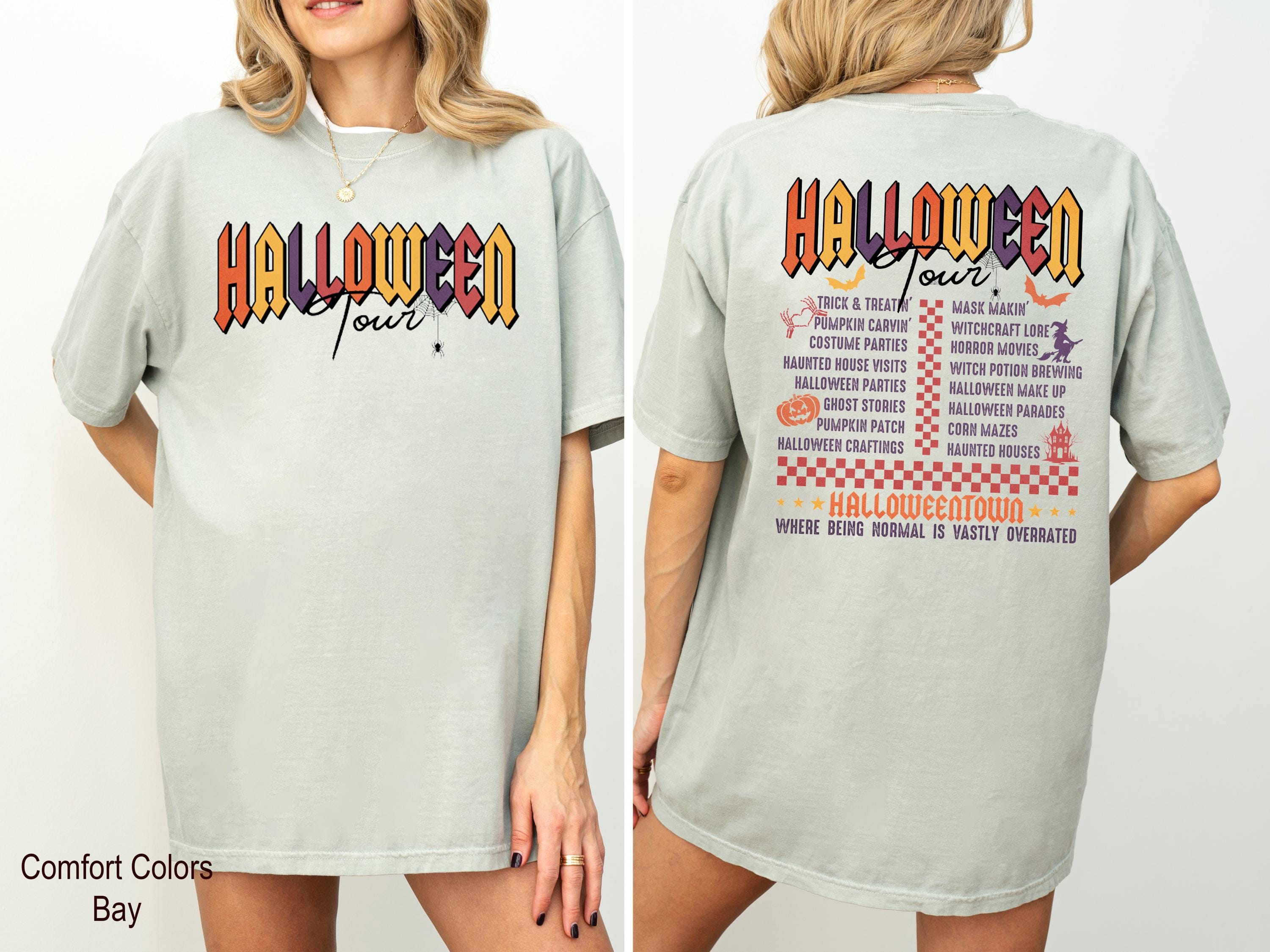 Halloween Tour 2025 Two Sides Shirt,Halloweentown Tour Shirt, Funny Halloween Shirt, Halloween Town Tee, Halloween Trendy Shirt, Ghost Tee