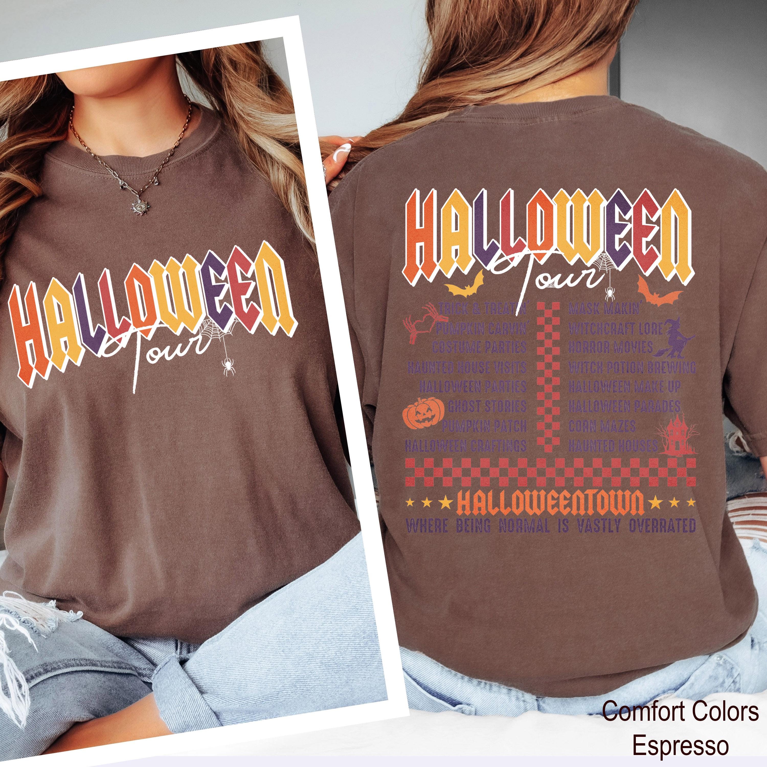 Halloween Tour 2025 Two Sides Shirt,Halloweentown Tour Shirt, Funny Halloween Shirt, Halloween Town Tee, Halloween Trendy Shirt, Ghost Tee