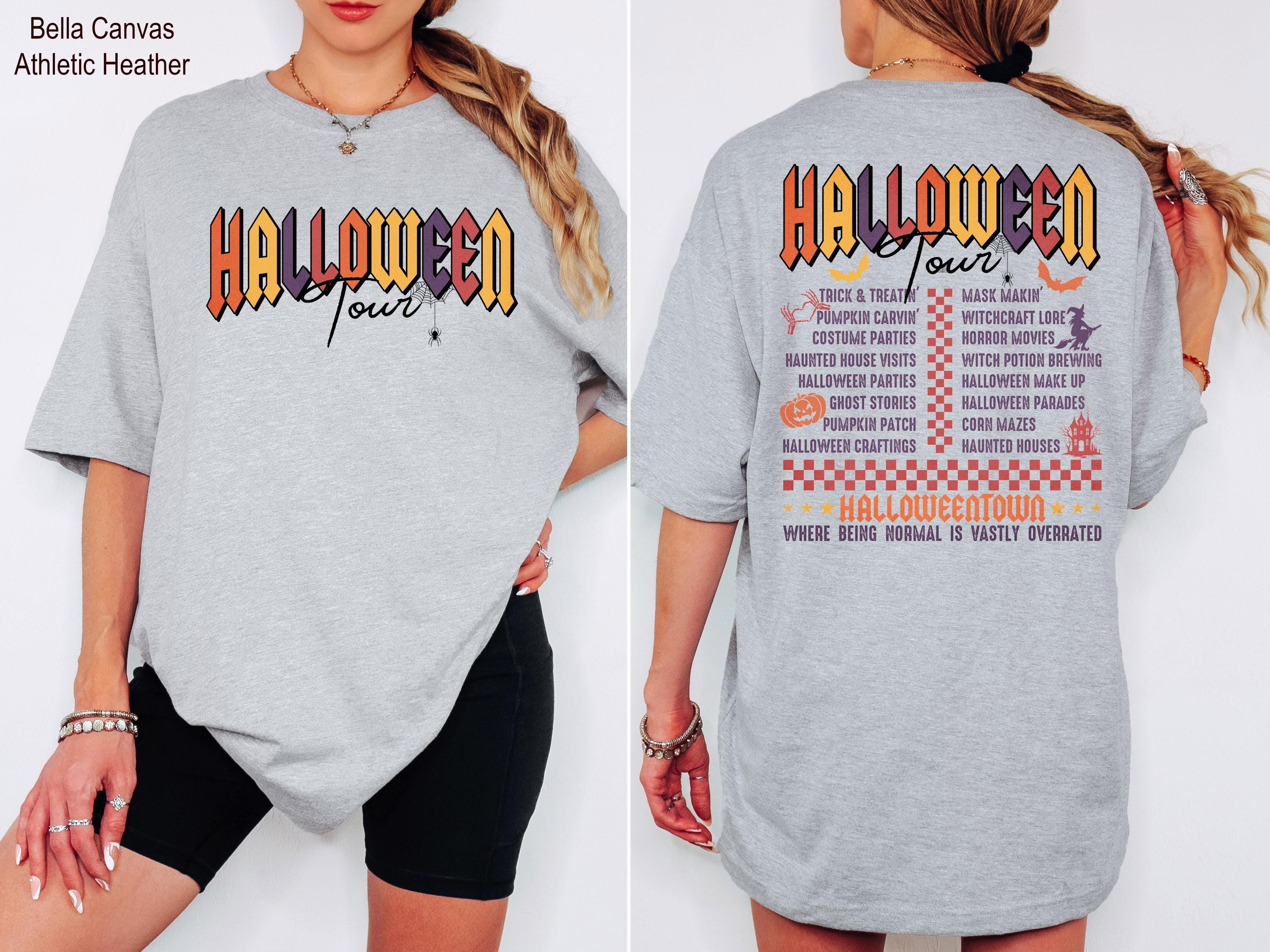 Halloween Tour 2025 Two Sides Shirt,Halloweentown Tour Shirt, Funny Halloween Shirt, Halloween Town Tee, Halloween Trendy Shirt, Ghost Tee