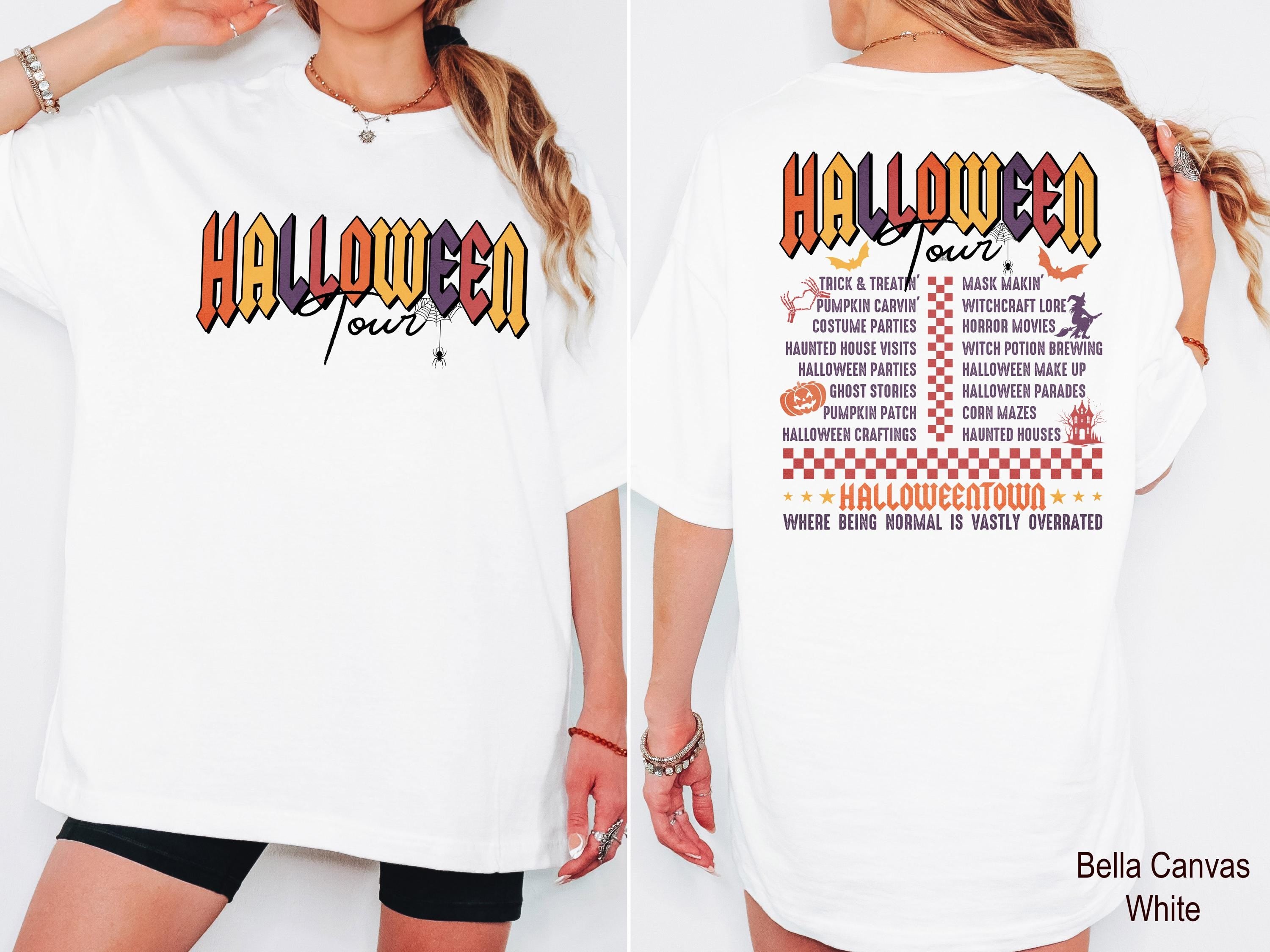 Halloween Tour 2025 Two Sides Shirt,Halloweentown Tour Shirt, Funny Halloween Shirt, Halloween Town Tee, Halloween Trendy Shirt, Ghost Tee
