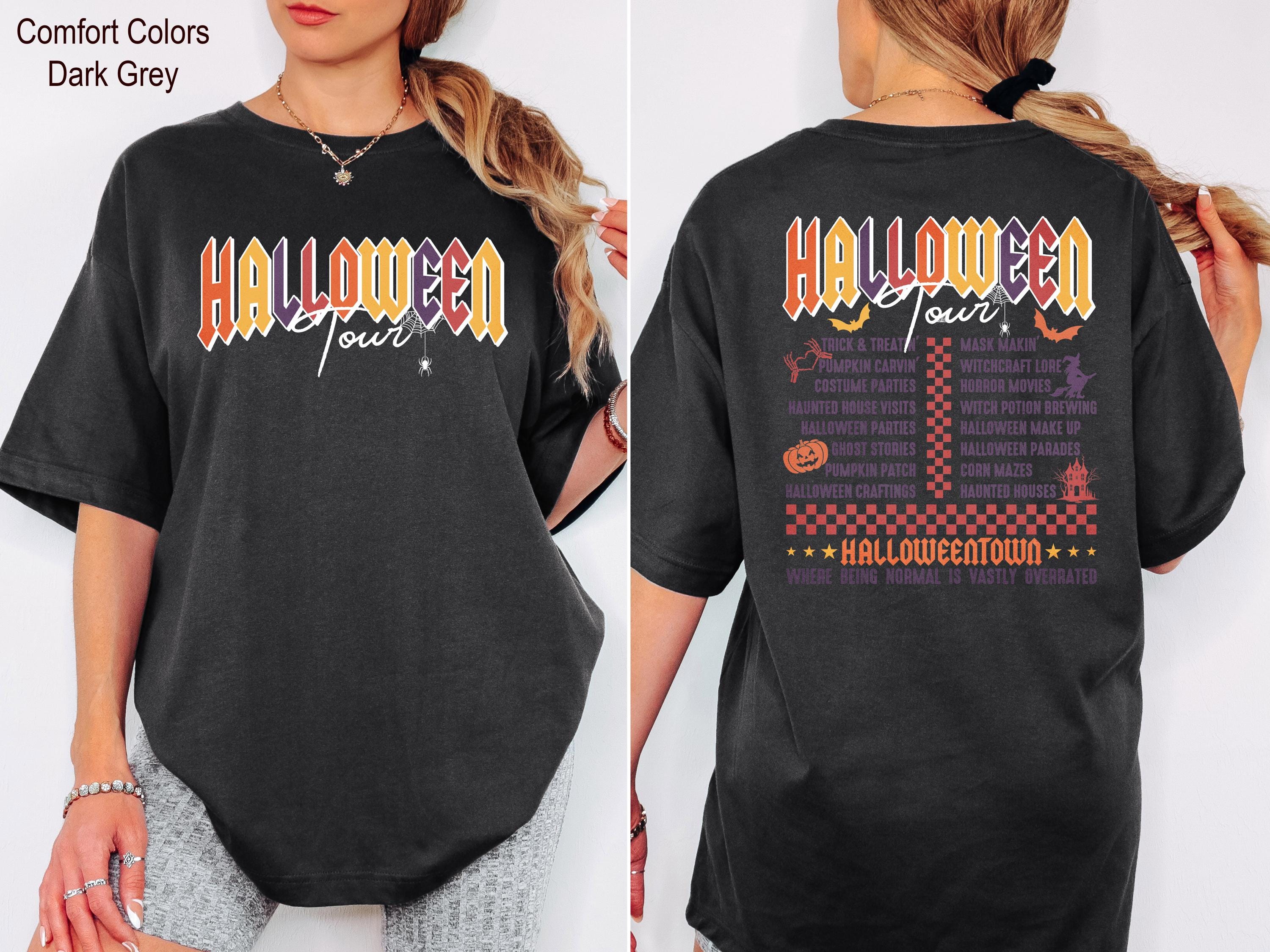 Halloween Tour 2025 Two Sides Shirt,Halloweentown Tour Shirt, Funny Halloween Shirt, Halloween Town Tee, Halloween Trendy Shirt, Ghost Tee
