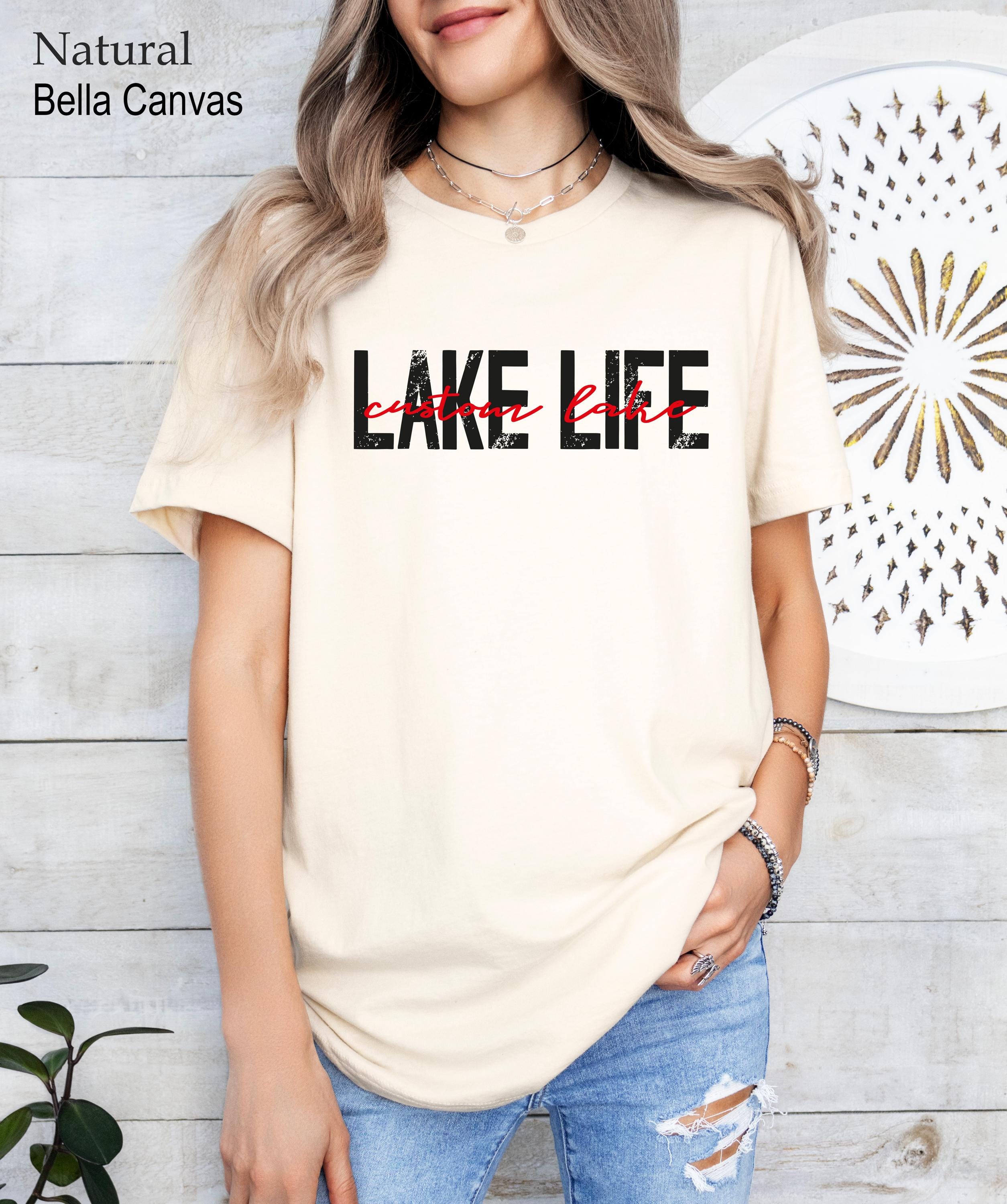 Custom Lake Life Shirt, Personalized Lake T-shirt, Lake Life Shirt, Lake House Gifts, Summer Lake Shirt, Lake Lover Gift, Lake Vacation Tee