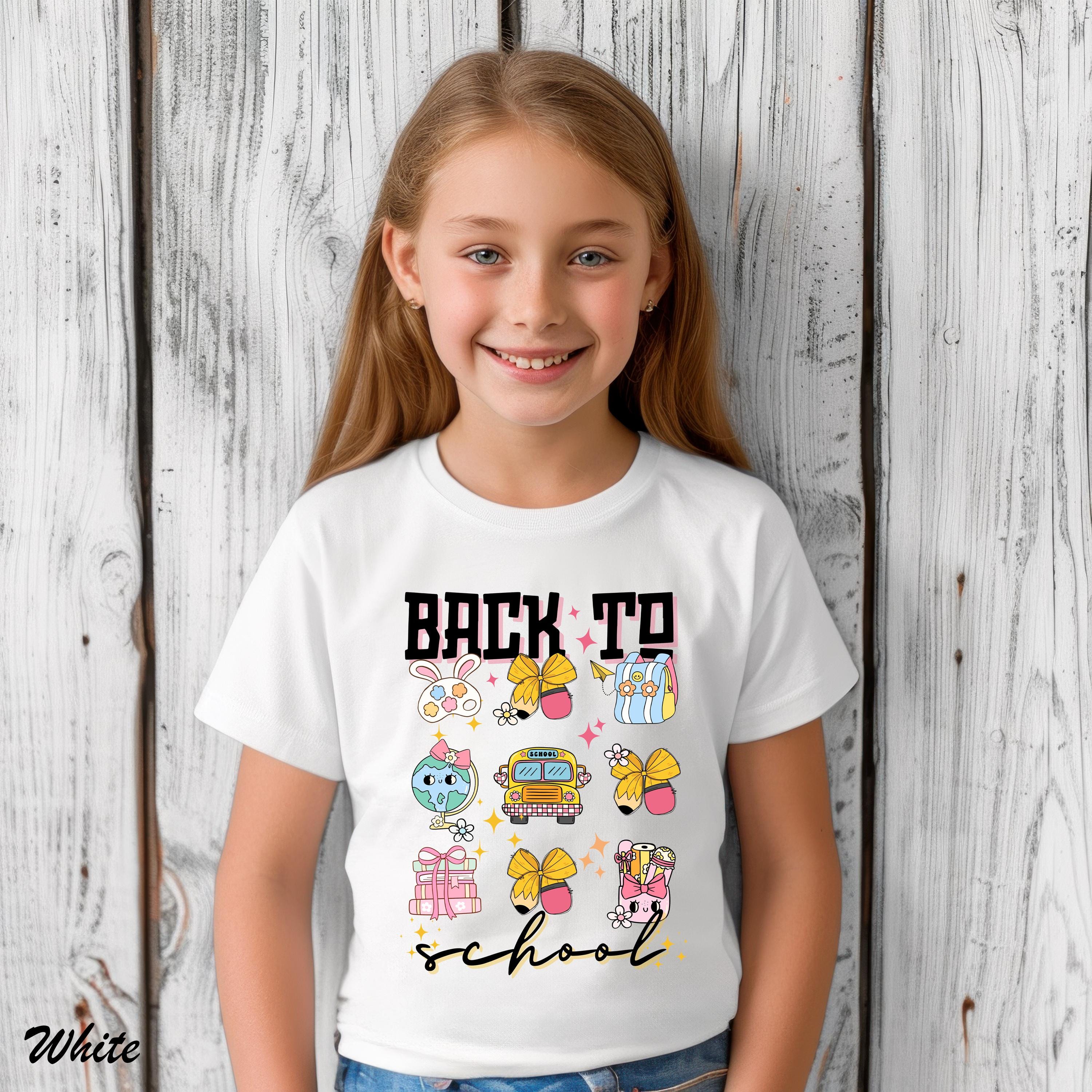 Back to School Shirt, Kids School Shirt, School Gift for Kids, Child Back to School, First Day Of School Shirt, Cute Grade Level T-Shirt