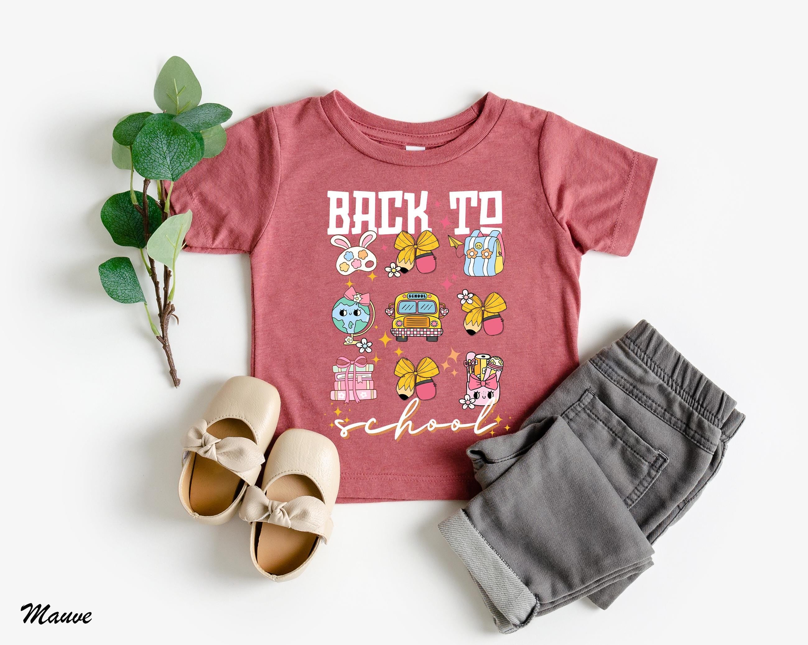 Back to School Shirt, Kids School Shirt, School Gift for Kids, Child Back to School, First Day Of School Shirt, Cute Grade Level T-Shirt