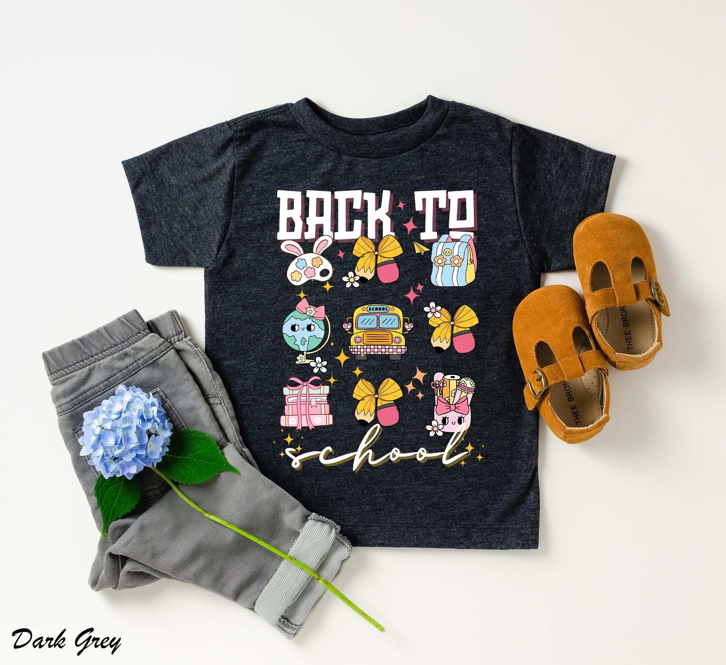 Back to School Shirt, Kids School Shirt, School Gift for Kids, Child Back to School, First Day Of School Shirt, Cute Grade Level T-Shirt