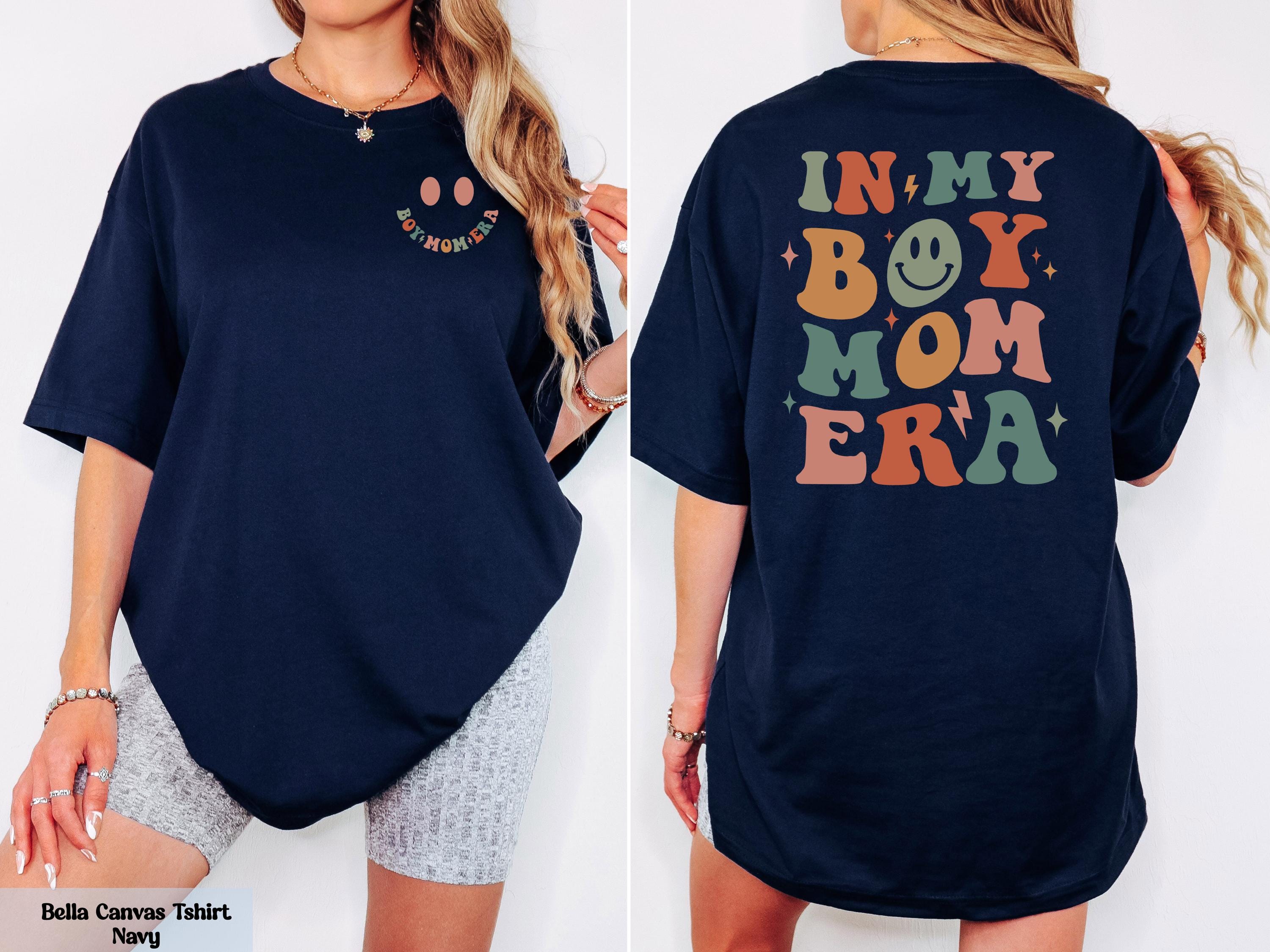 Comfort Colors In My Boy Mom Era Shirt, Boy Mama Club Tee, Trendy Cozy Mom Shirt, Shirt for Boy Mom, Mom of Boys Shirt,  Boy Mom Era Shirt