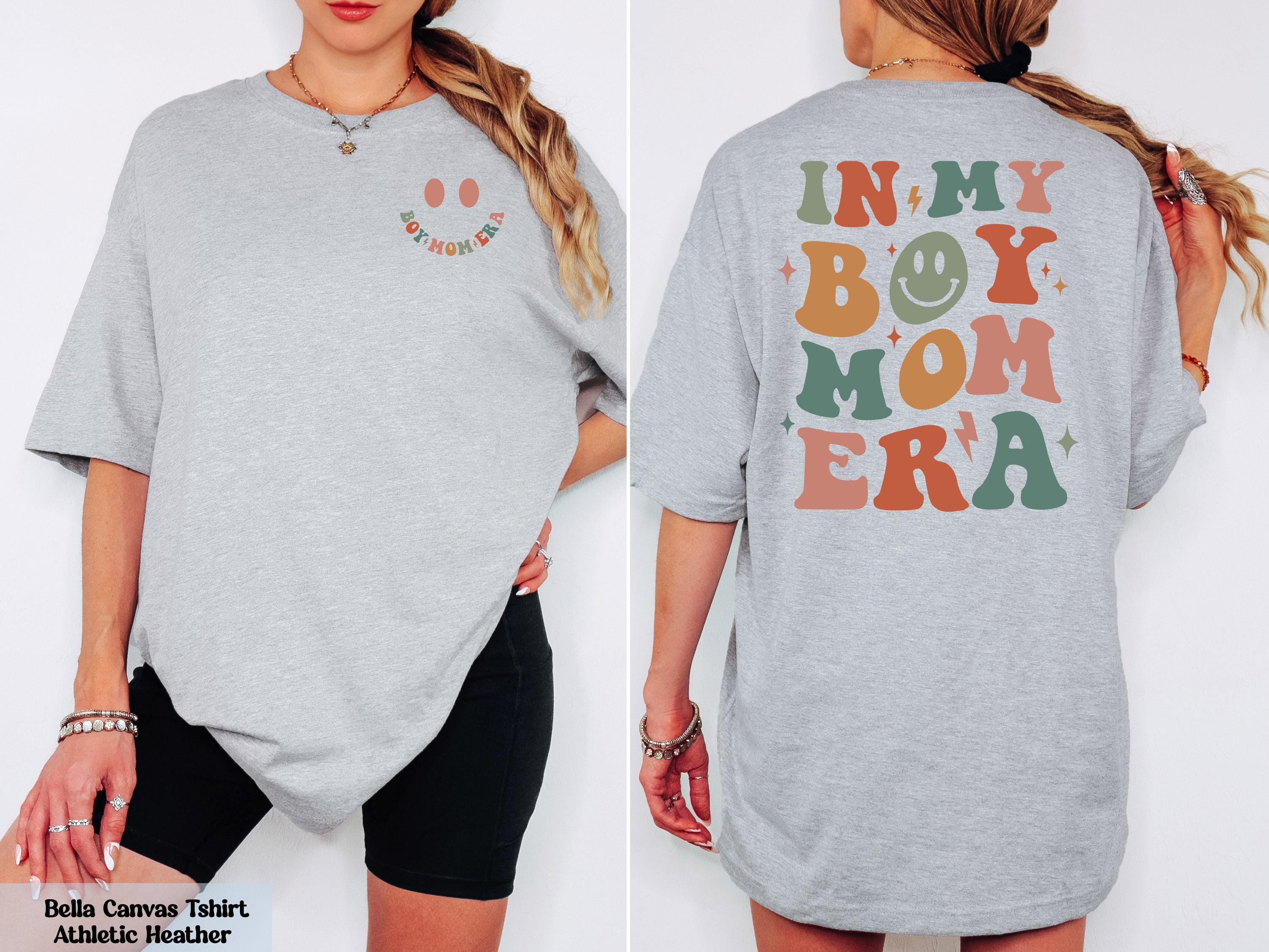 Comfort Colors In My Boy Mom Era Shirt, Boy Mama Club Tee, Trendy Cozy Mom Shirt, Shirt for Boy Mom, Mom of Boys Shirt,  Boy Mom Era Shirt