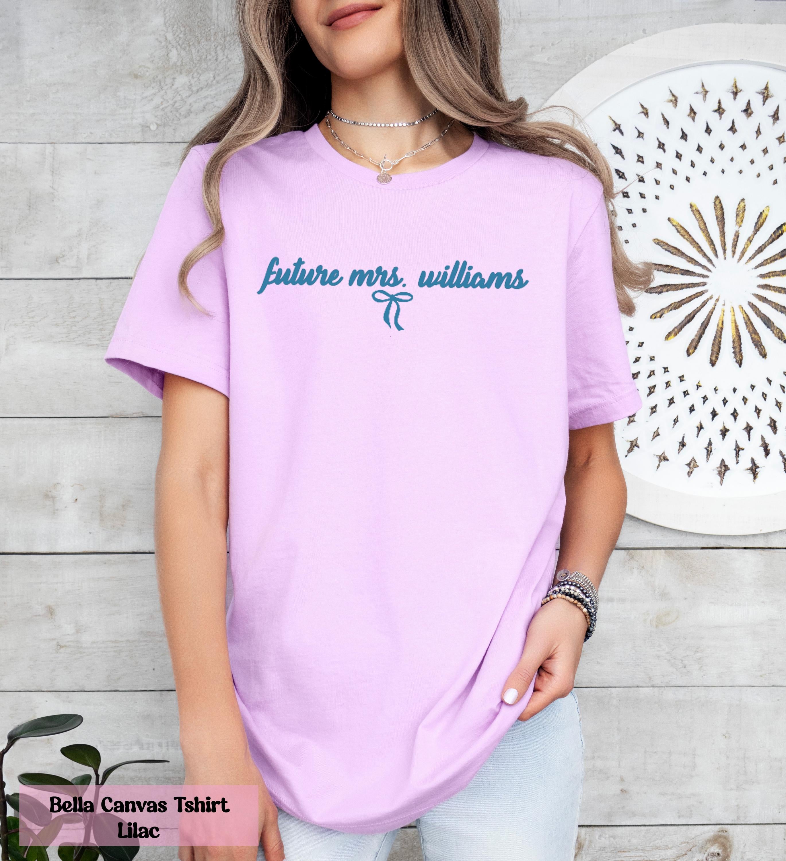 Comfort Colors® Custom Future Mrs. Shirt, Engagement Outfit, Coquette Bachelorette Party T-Shirt, Personalized Fiancee Shirt Gift for Her