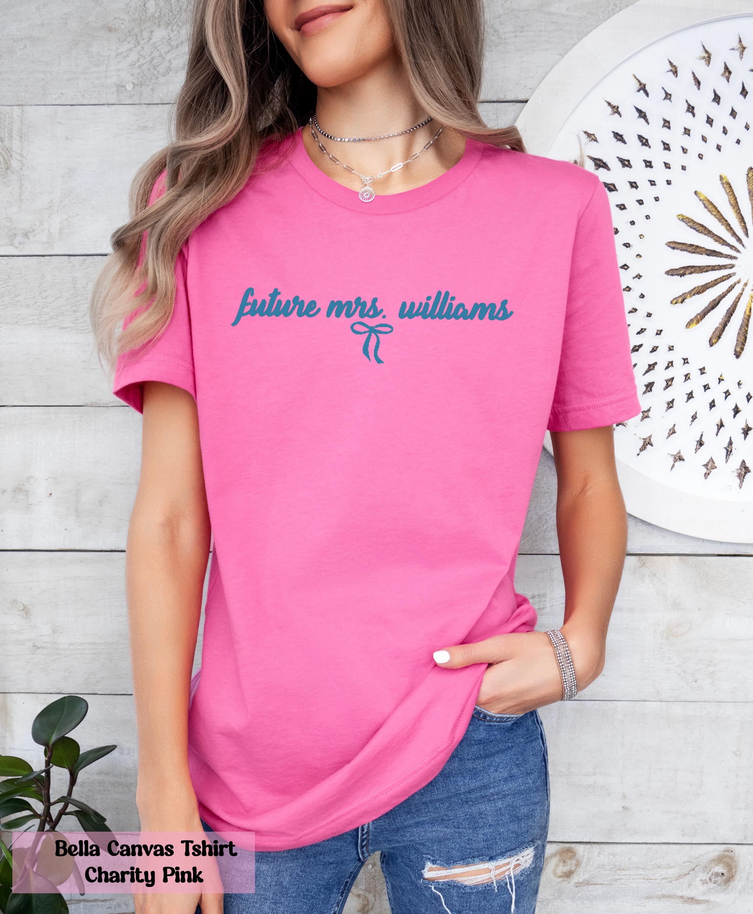 Comfort Colors® Custom Future Mrs. Shirt, Engagement Outfit, Coquette Bachelorette Party T-Shirt, Personalized Fiancee Shirt Gift for Her