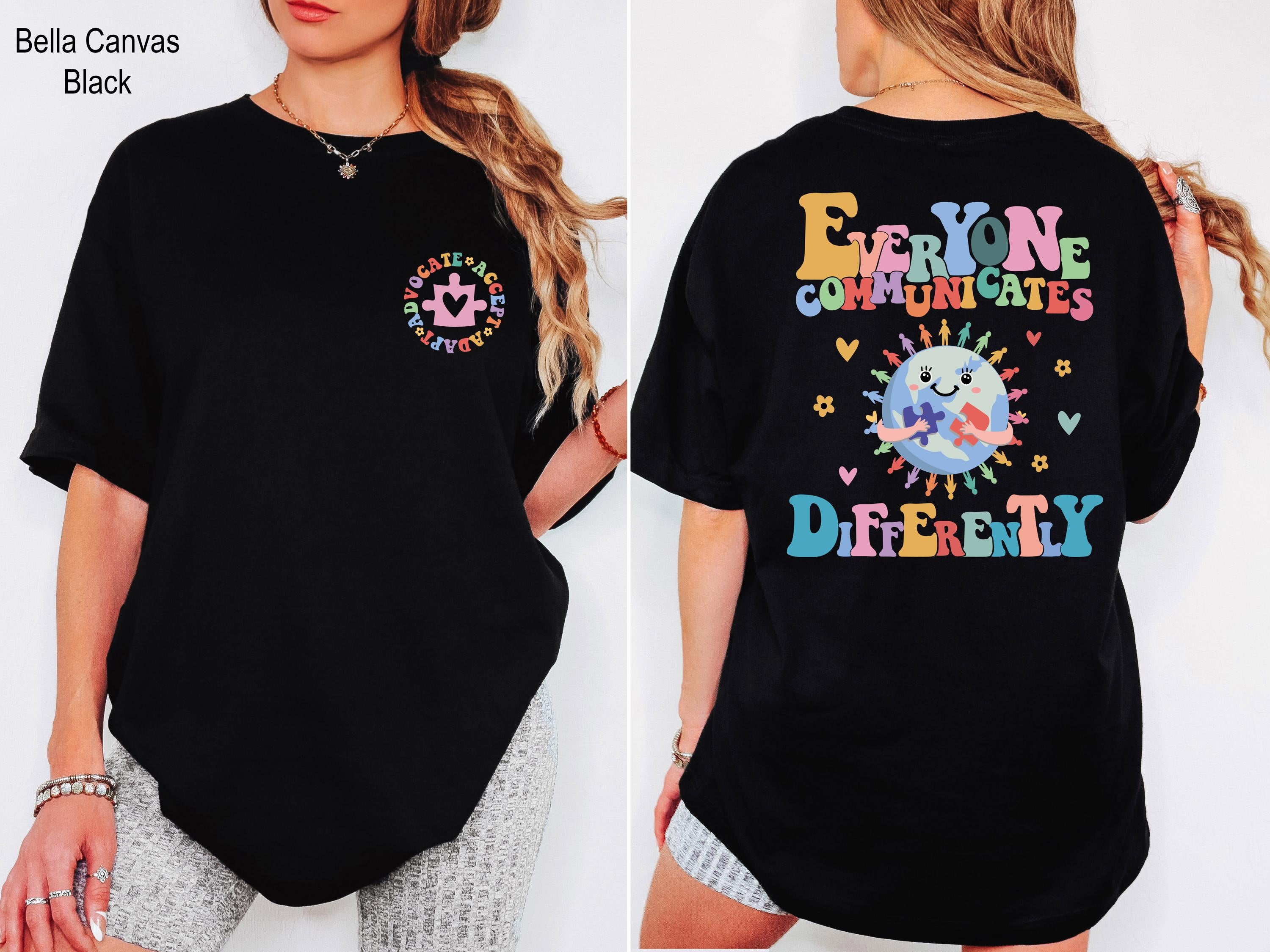 Everyone Communicates Differently Shirt, Autism Awareness T-Shirt, Autism Teacher Shirt, Autism Month Tee, Autism Mom Shirt, Mental Health