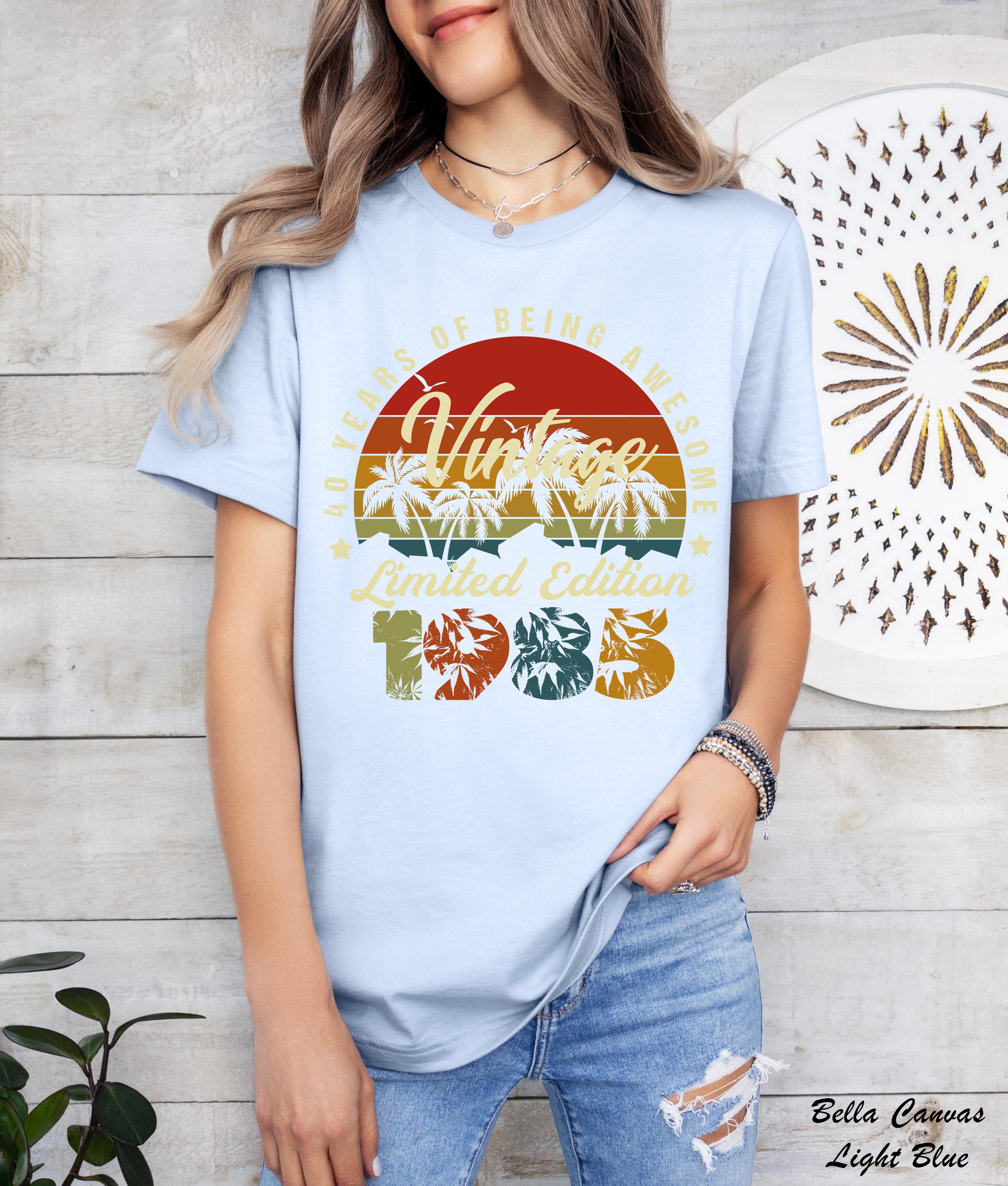 Vintage 1985 Limited Edition 40 Year Old Shirt, Forty Birthday Shirt,40th Retro Birthday Shirt, 985 Limited Edition Shirt,Born In 1985 Tee