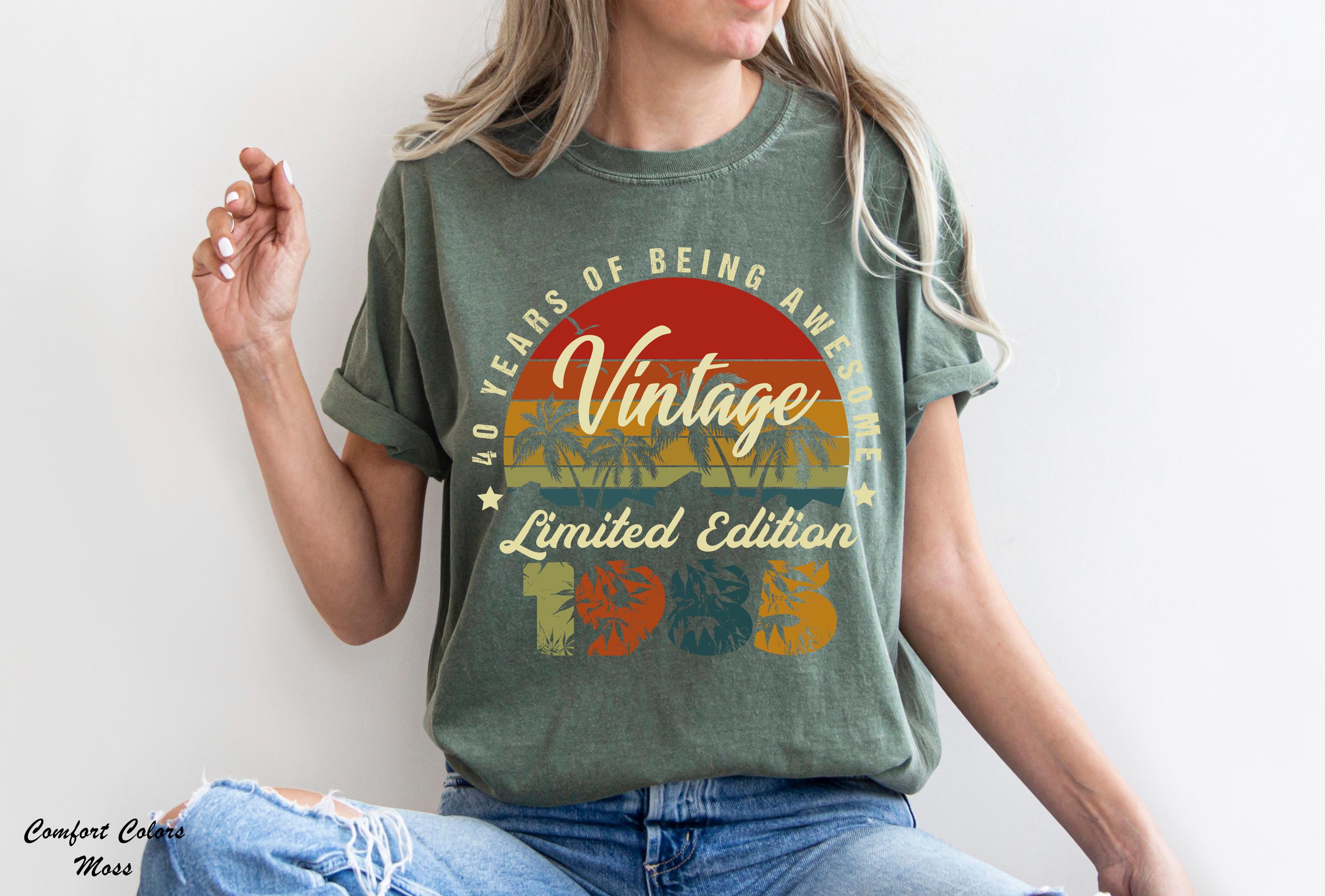Vintage 1985 Limited Edition 40 Year Old Shirt, Forty Birthday Shirt,40th Retro Birthday Shirt, 985 Limited Edition Shirt,Born In 1985 Tee