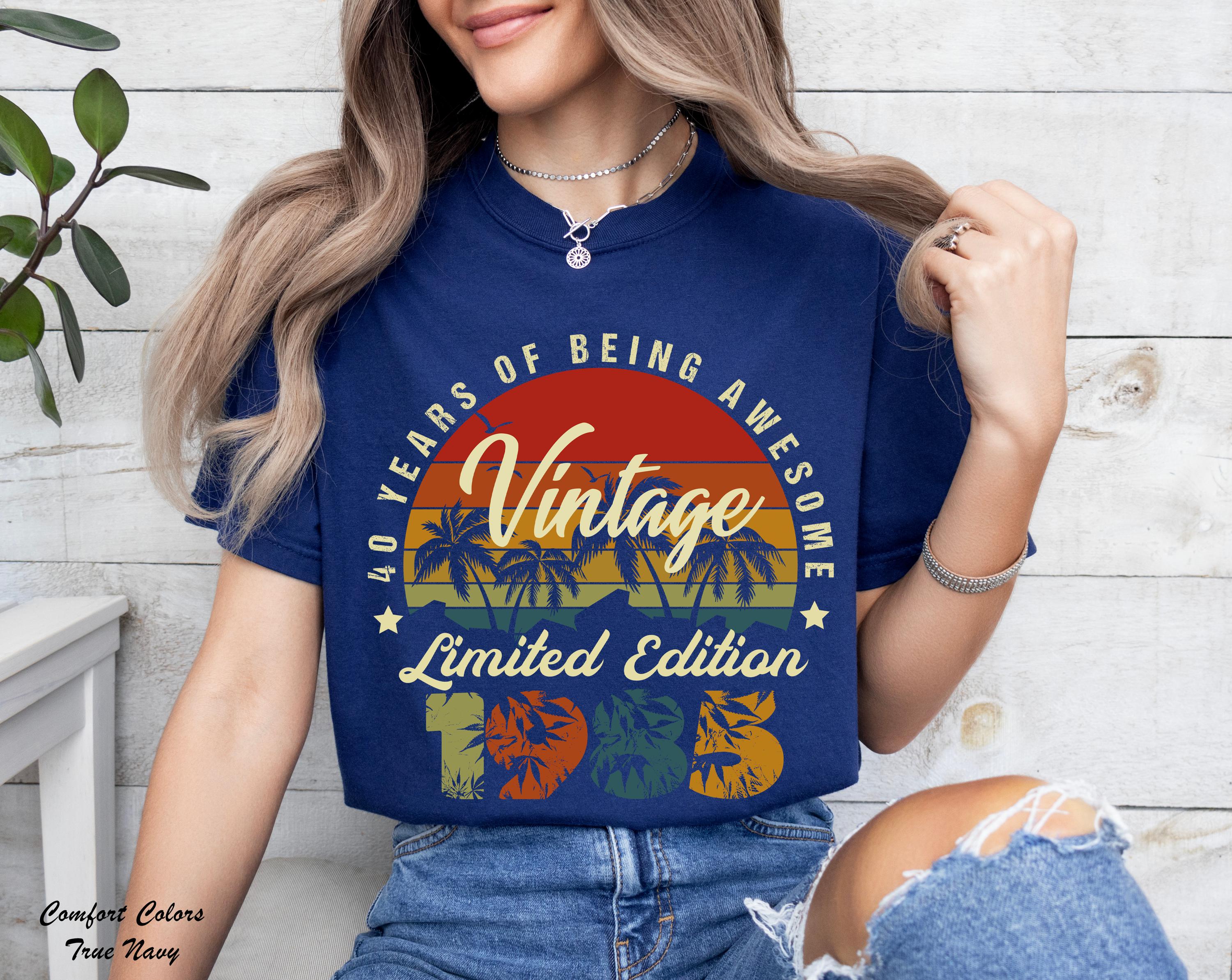 Vintage 1985 Limited Edition 40 Year Old Shirt, Forty Birthday Shirt,40th Retro Birthday Shirt, 985 Limited Edition Shirt,Born In 1985 Tee
