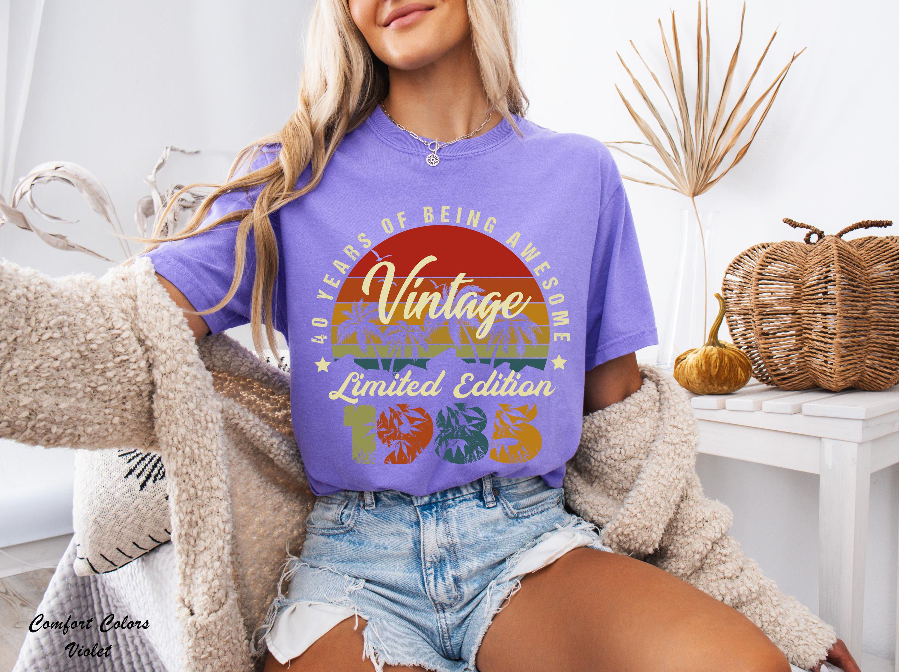 Vintage 1985 Limited Edition 40 Year Old Shirt, Forty Birthday Shirt,40th Retro Birthday Shirt, 985 Limited Edition Shirt,Born In 1985 Tee