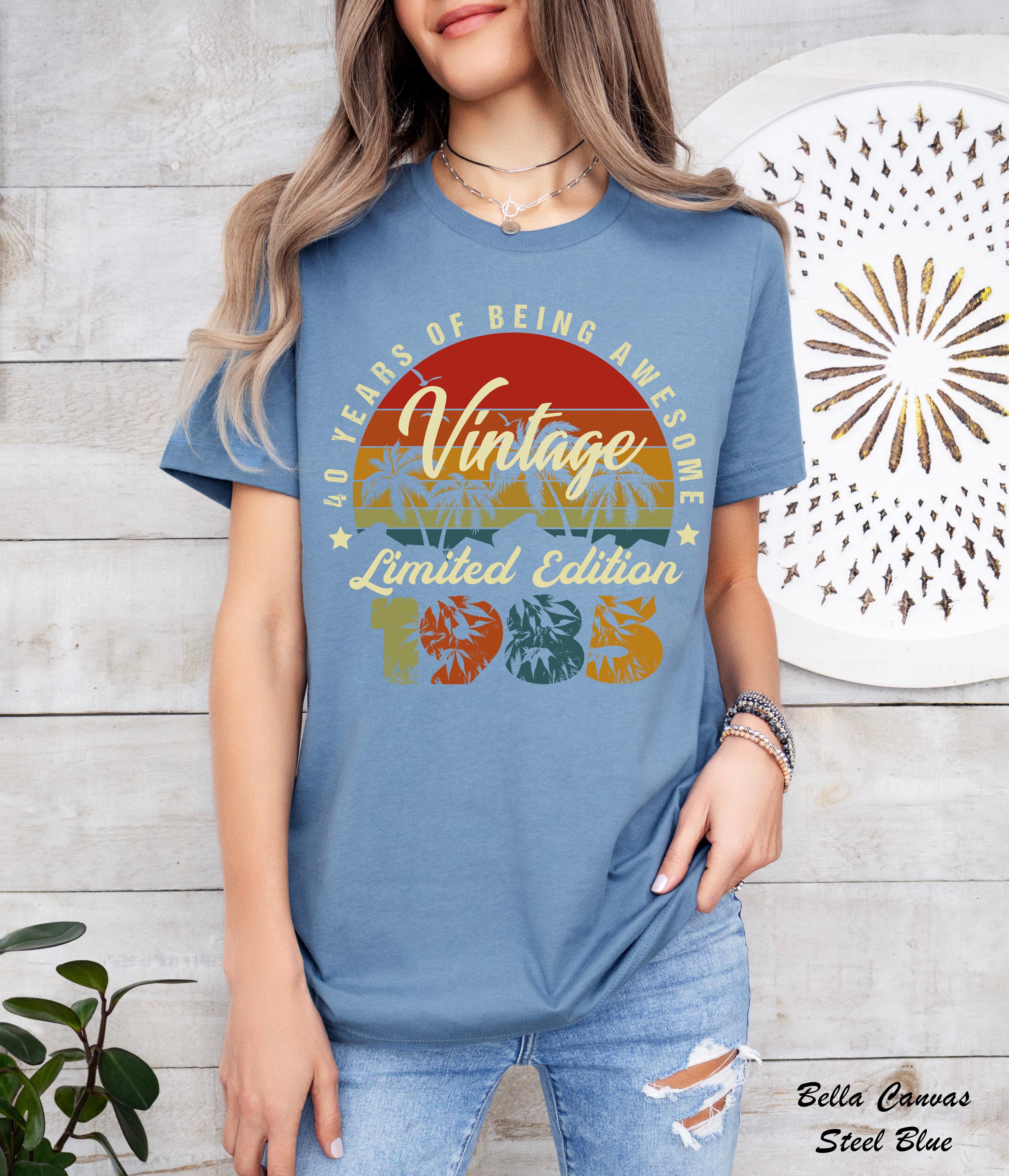 Vintage 1985 Limited Edition 40 Year Old Shirt, Forty Birthday Shirt,40th Retro Birthday Shirt, 985 Limited Edition Shirt,Born In 1985 Tee