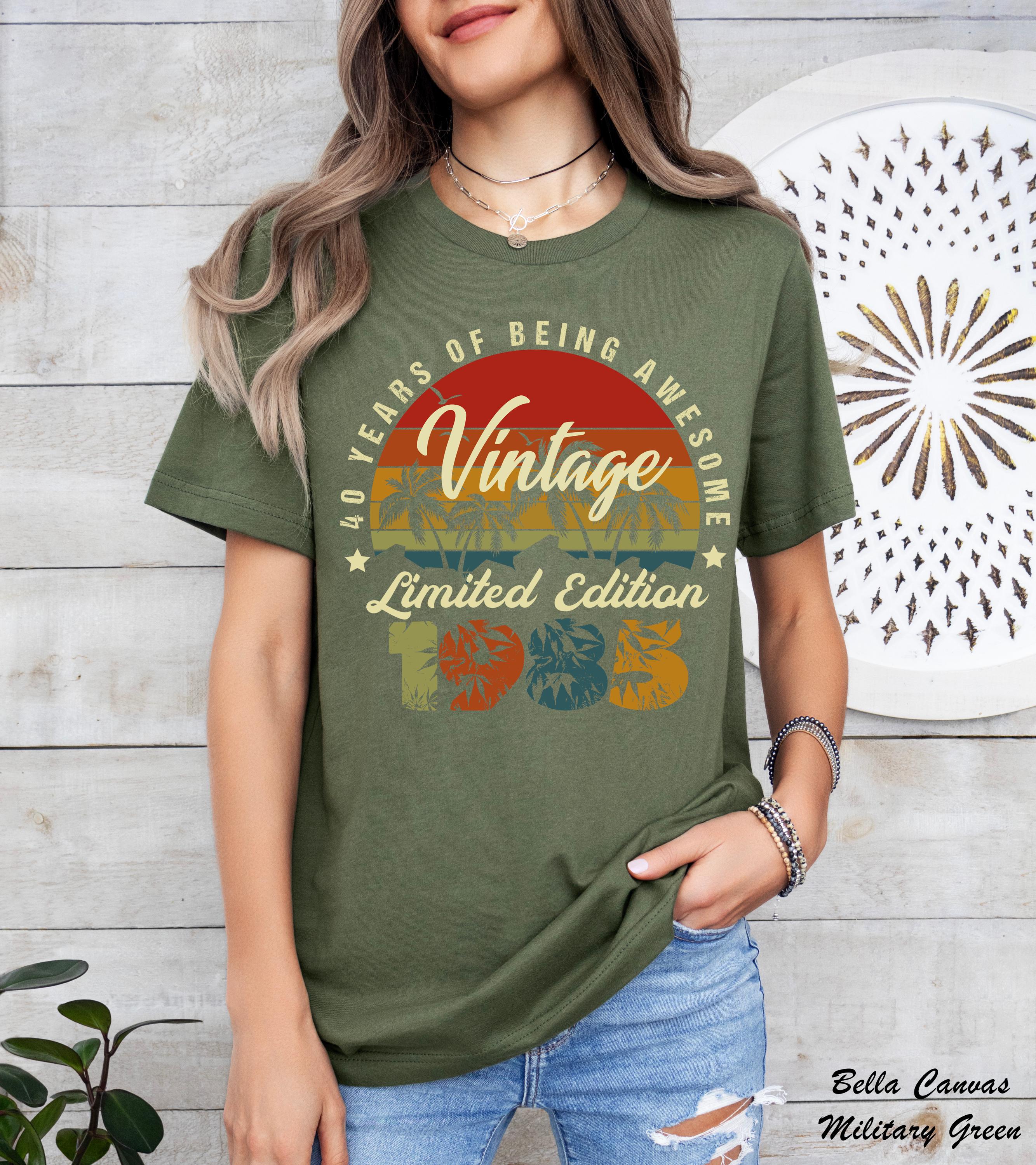 Vintage 1985 Limited Edition 40 Year Old Shirt, Forty Birthday Shirt,40th Retro Birthday Shirt, 985 Limited Edition Shirt,Born In 1985 Tee