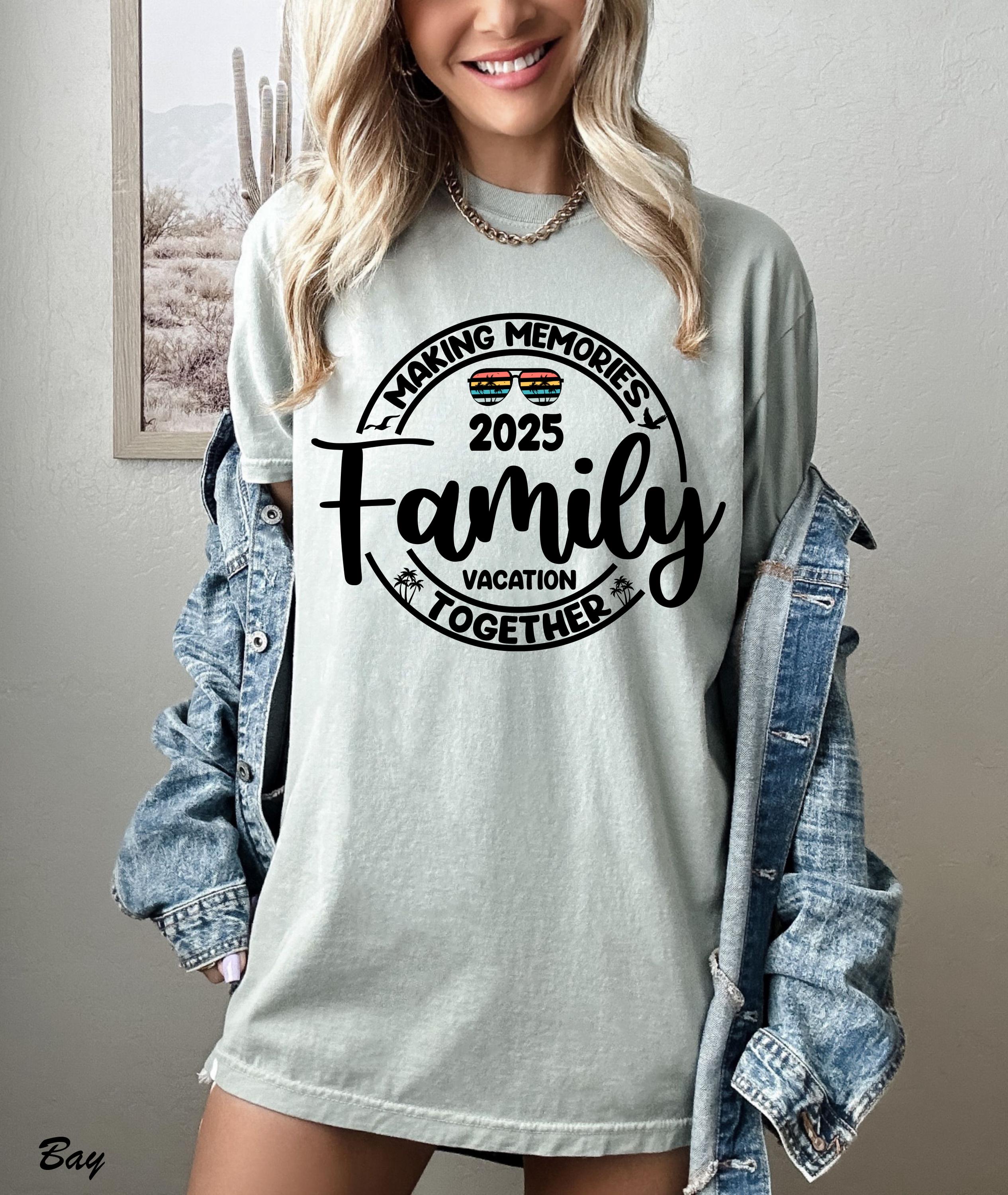 Family Vacation 2025 Making Memories Together Shirts,Family Tropical Shirt, Family Trip Shirt ,Funny Vacation Shirt, Family Matching Tee
