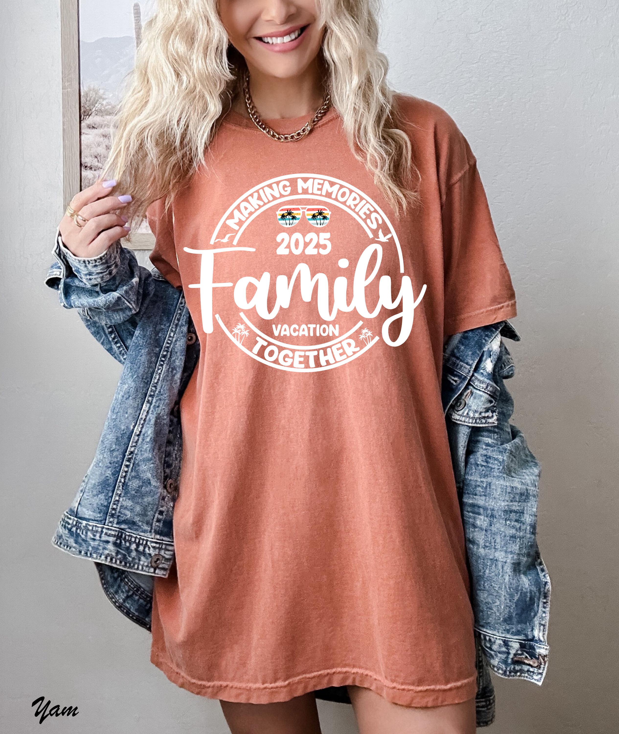 Family Vacation 2025 Making Memories Together Shirts,Family Tropical Shirt, Family Trip Shirt ,Funny Vacation Shirt, Family Matching Tee