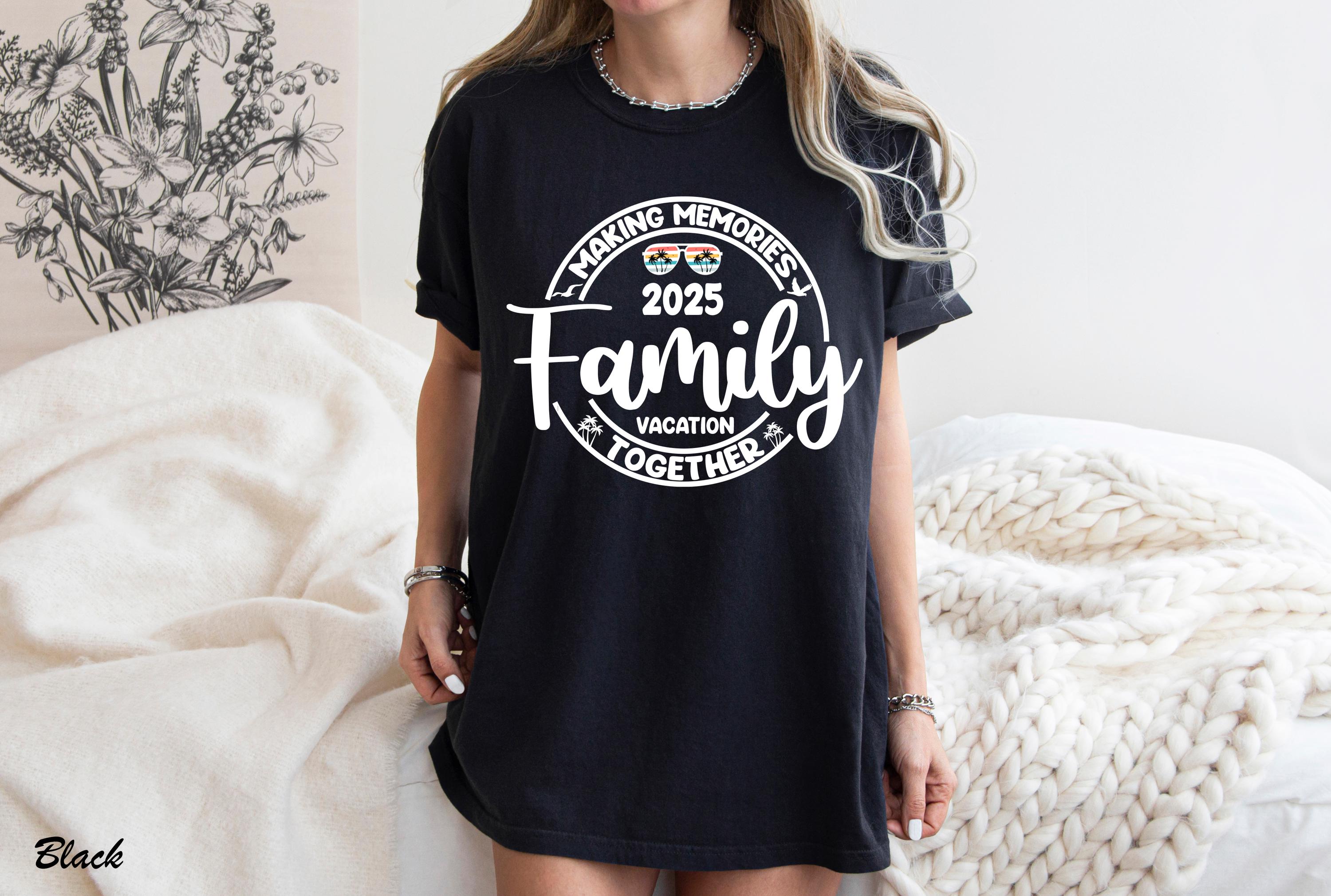 Family Vacation 2025 Making Memories Together Shirts,Family Tropical Shirt, Family Trip Shirt ,Funny Vacation Shirt, Family Matching Tee