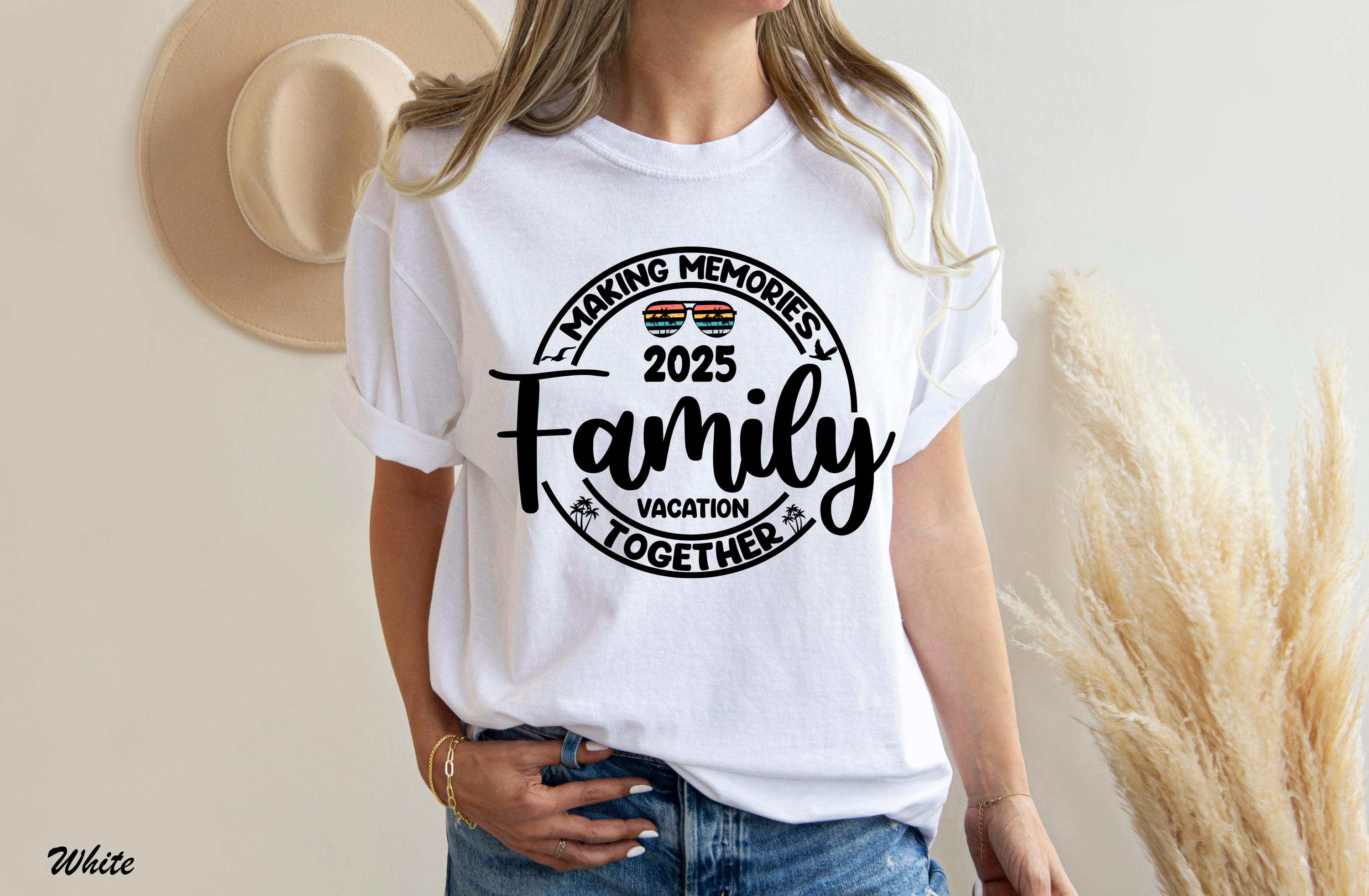 Family Vacation 2025 Making Memories Together Shirts,Family Tropical Shirt, Family Trip Shirt ,Funny Vacation Shirt, Family Matching Tee