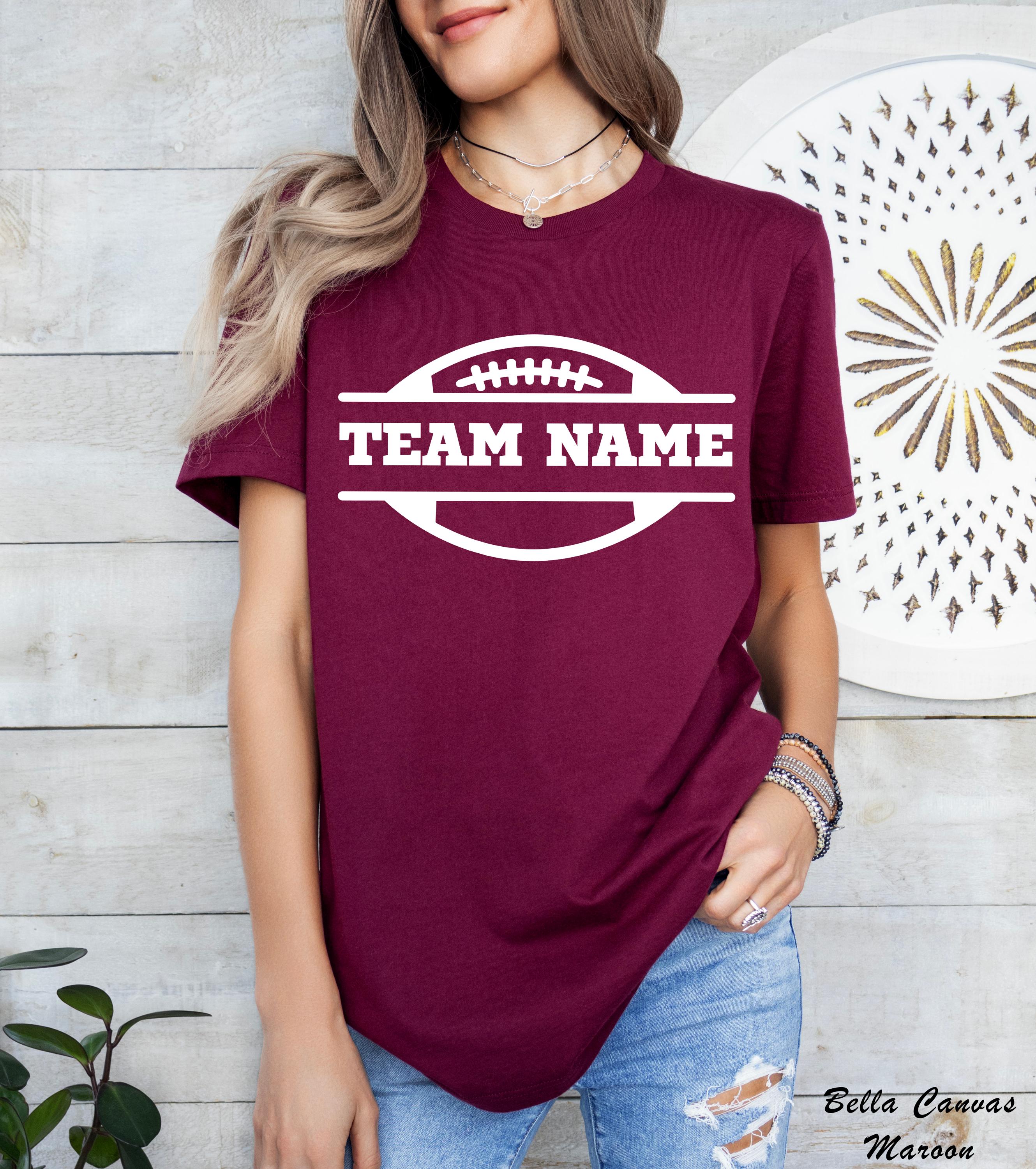 Custom Football Team Shirt, Football Template Shirt, Personalized Football Shirt, Customized Football Shirt, Football Team Fan Shirt