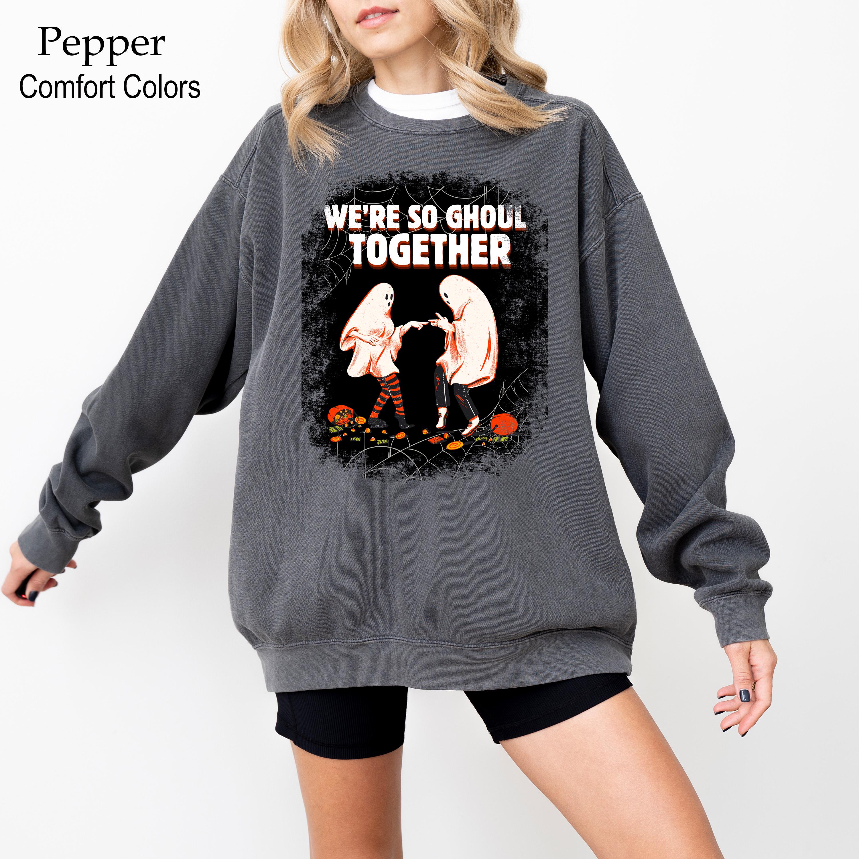 We're So Ghoul Together Sweatshirt, Ghoul Sweatshirt, Halloween Ghost Friends Shirt, Best Friends Sweatshirt, Friendly Matching Sweatshirt
