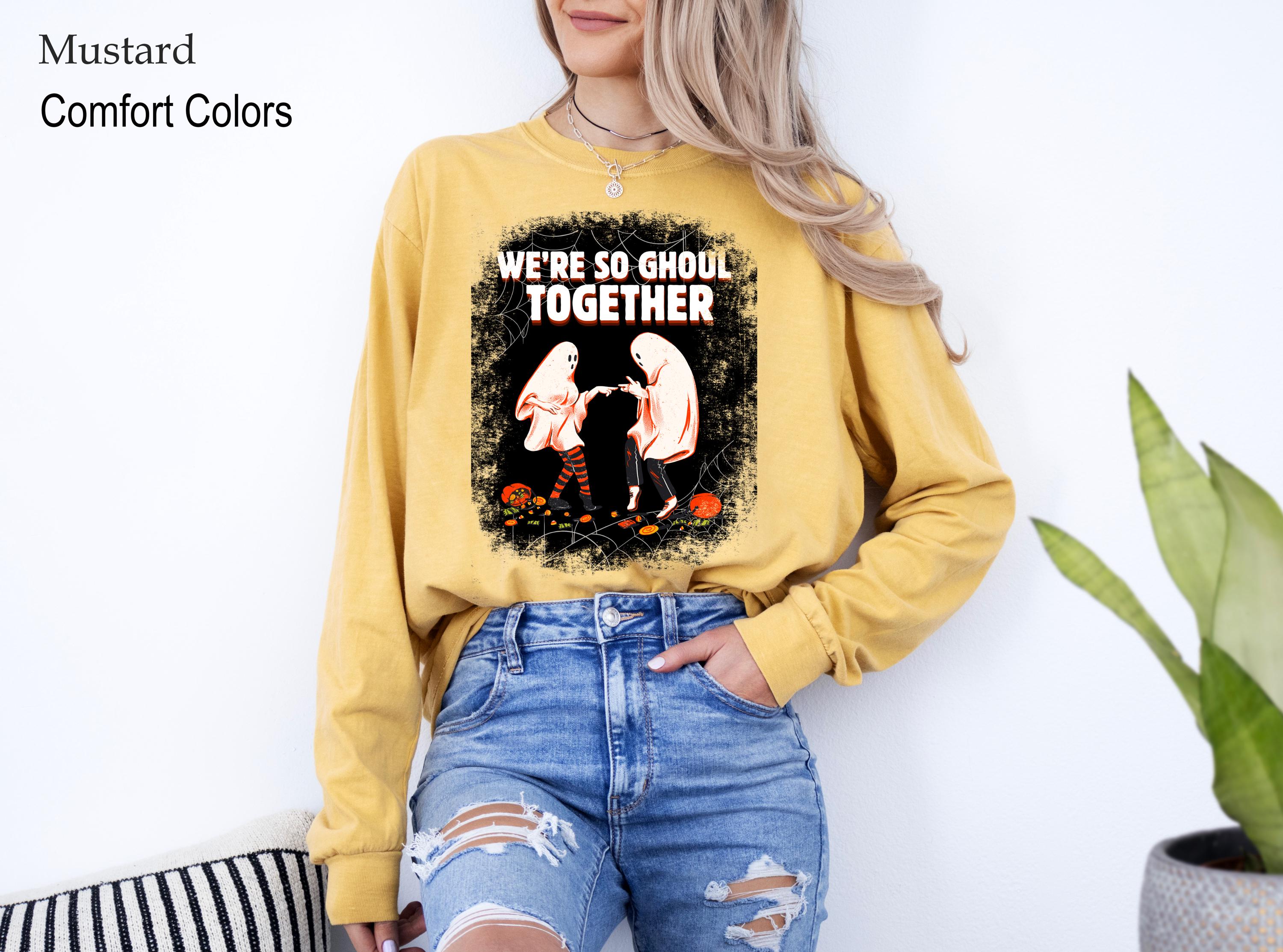 We're So Ghoul Together Sweatshirt, Ghoul Sweatshirt, Halloween Ghost Friends Shirt, Best Friends Sweatshirt, Friendly Matching Sweatshirt