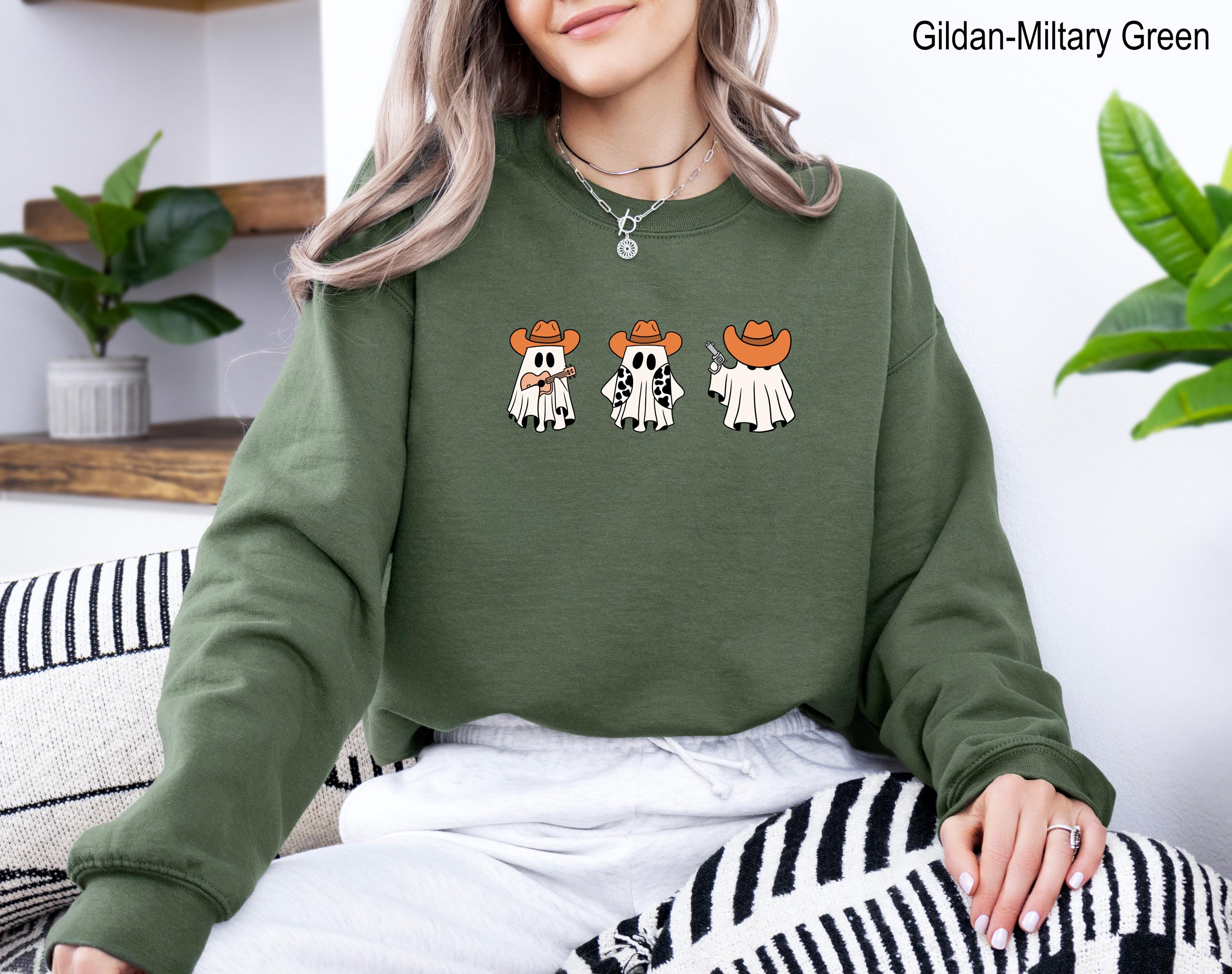 Howdy Ghost Sweatshirt, Ghost Cowboys Sweatshirt, Howdy Fall Shirt, Cute Halloween Sweatshirt, Trendy Fall Shirt, Western Halloween Shirt